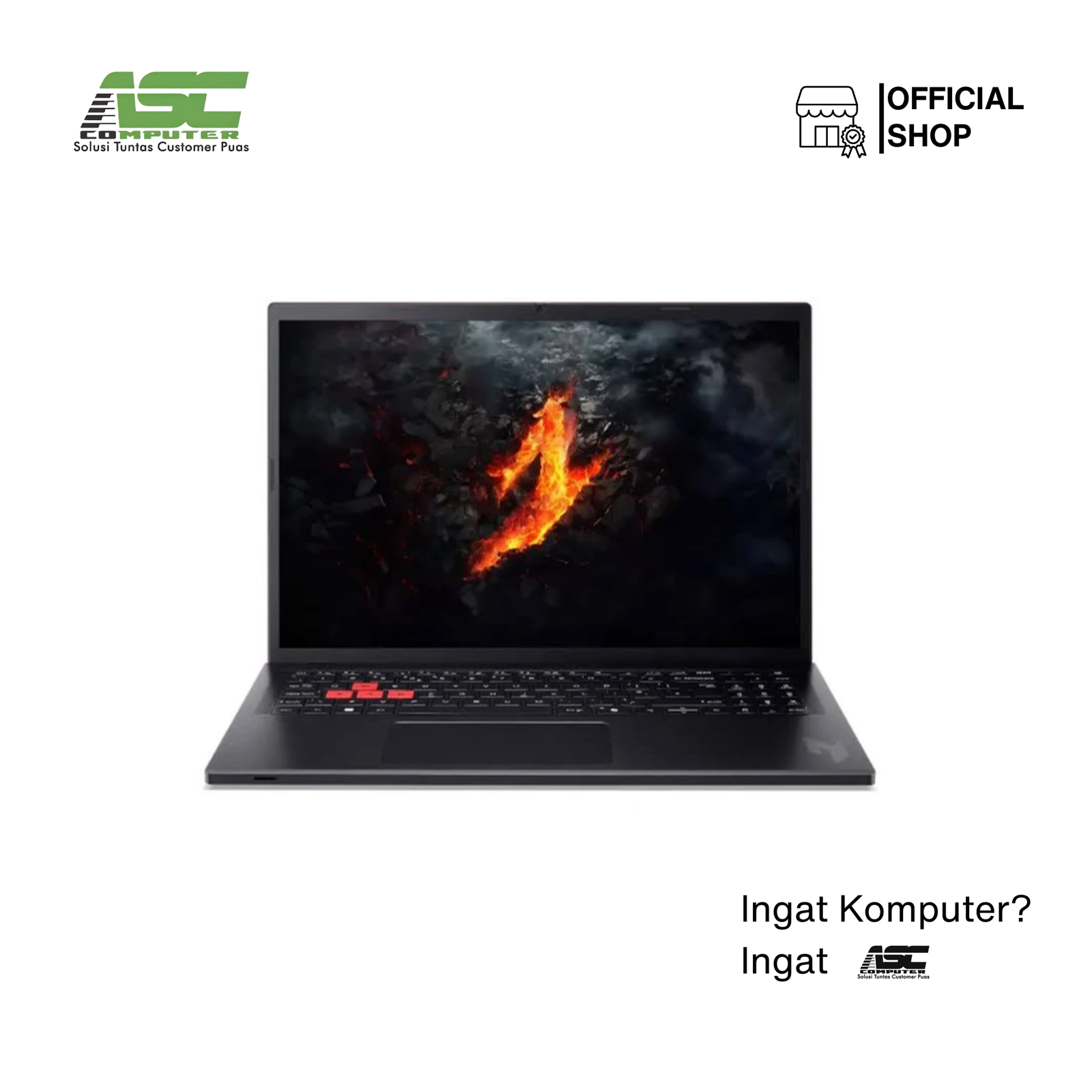 ACER Nitro Lite 16 NL16-71G-76RN Intel Core 7 240H 16GB 512GB SSD RTX 3050 6GB 16 inch WUXGA IPS 180Hz 100% sRGB Win11 + OHS Black