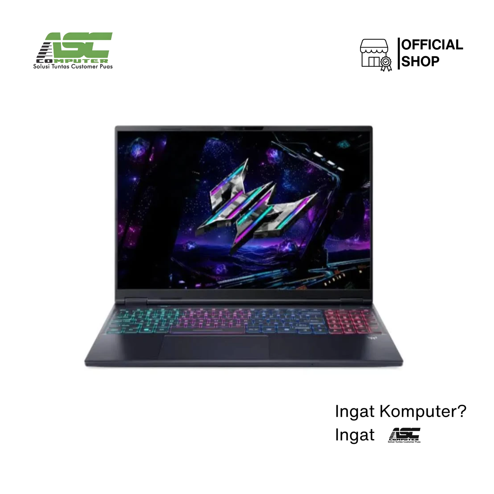 ACER Predator Helios Neo 16S PHN16S-71-78UQ Intel Core Ultra 7 255HX 16GB 1TB SSD RTX 5060 8GB GDDR7 16 inch WQXGA OLED 240Hz Win11 + OHS Abyssal Black