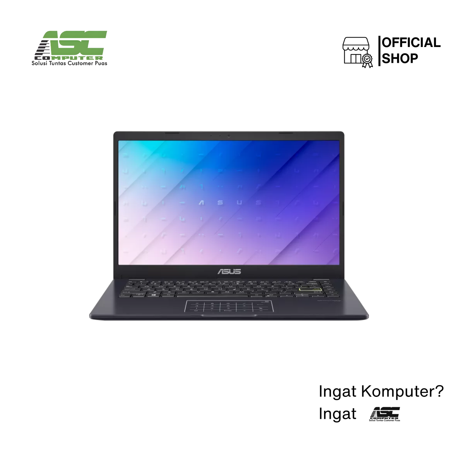 ASUS VivoBook Go 14 E410KA-FHD4821M Intel Celeron N4500 8GB 256GB SSD 14 inch Full HD Win11 + OHS Star Black