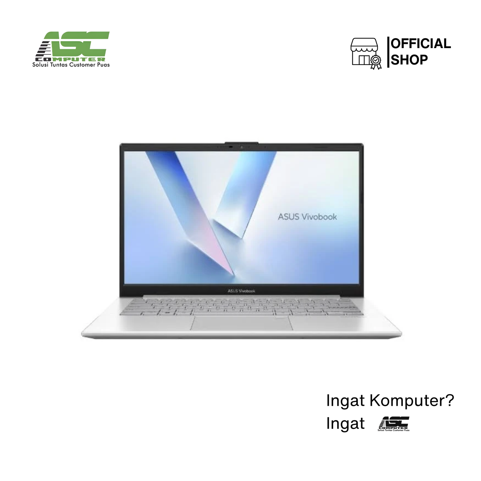 ASUS Vivobook Go 14 E1404TA-VIPS1822M Intel N150 8GB 256GB SSD 14.0 inch Full HD IPS Win11 + OHS 2024 Cool Silver