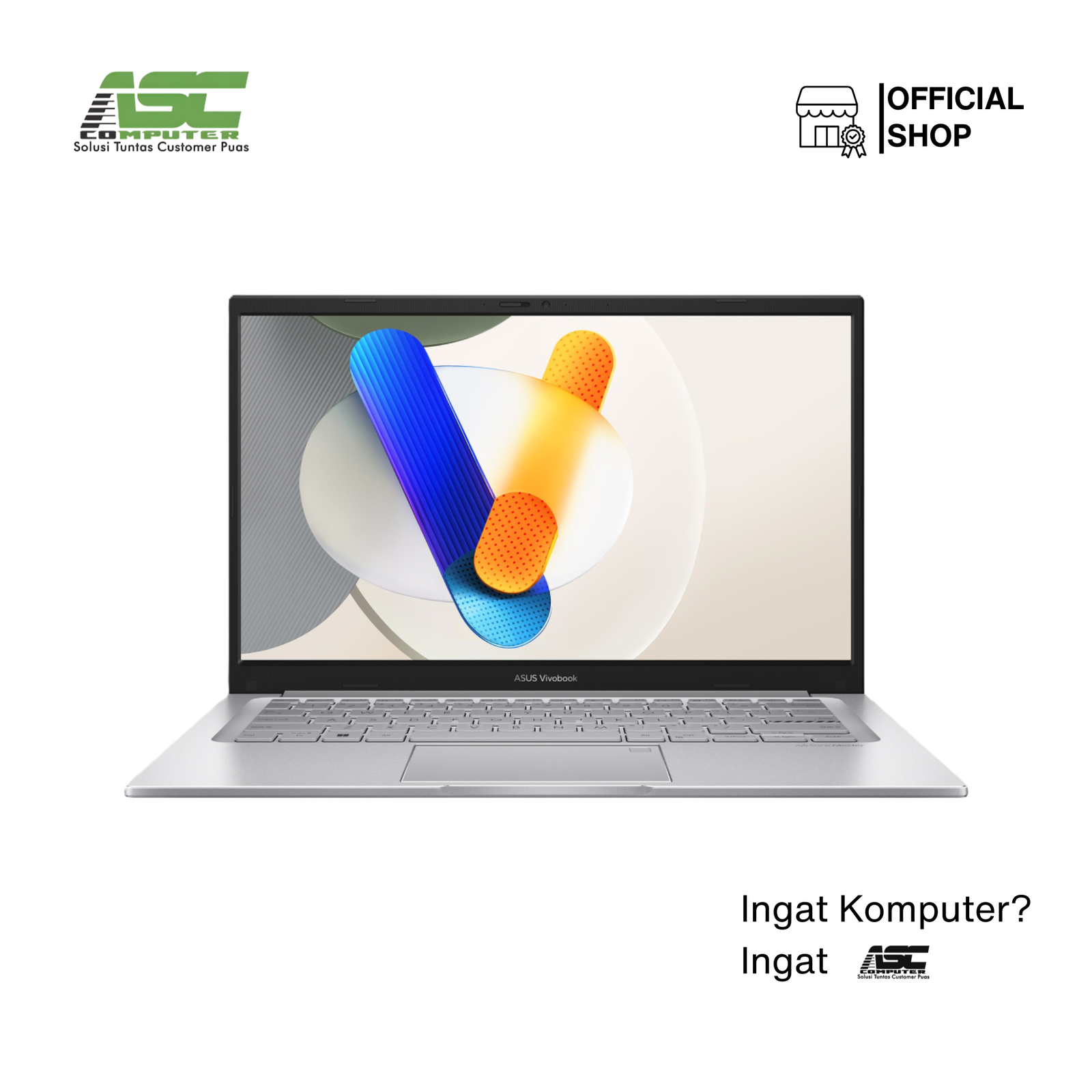 ASUS Vivobook 14X A1405VA-VIPS7112M Intel Core i7-13620H 16GB 1TB SSD 14.0 inch 2K WUXGA IPS Win11 + OHS 2024 Cool Silver