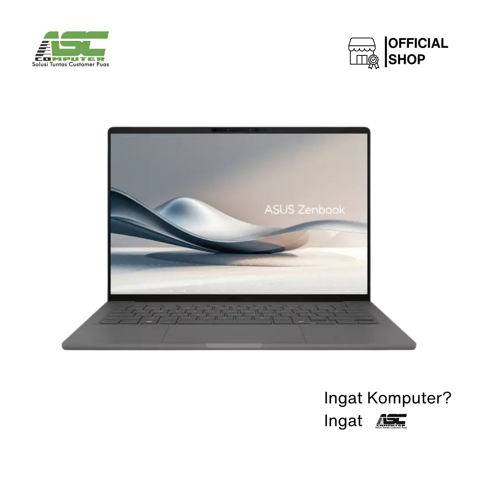 ASUS Vivobook S14 S3407QA-IPSP151M Snapdragon X Plus X1-26-100 16GB 512GB SSD 14.0 inch 2.5K WQXGA IPS Win11 + OHS 2024 Matte Gray