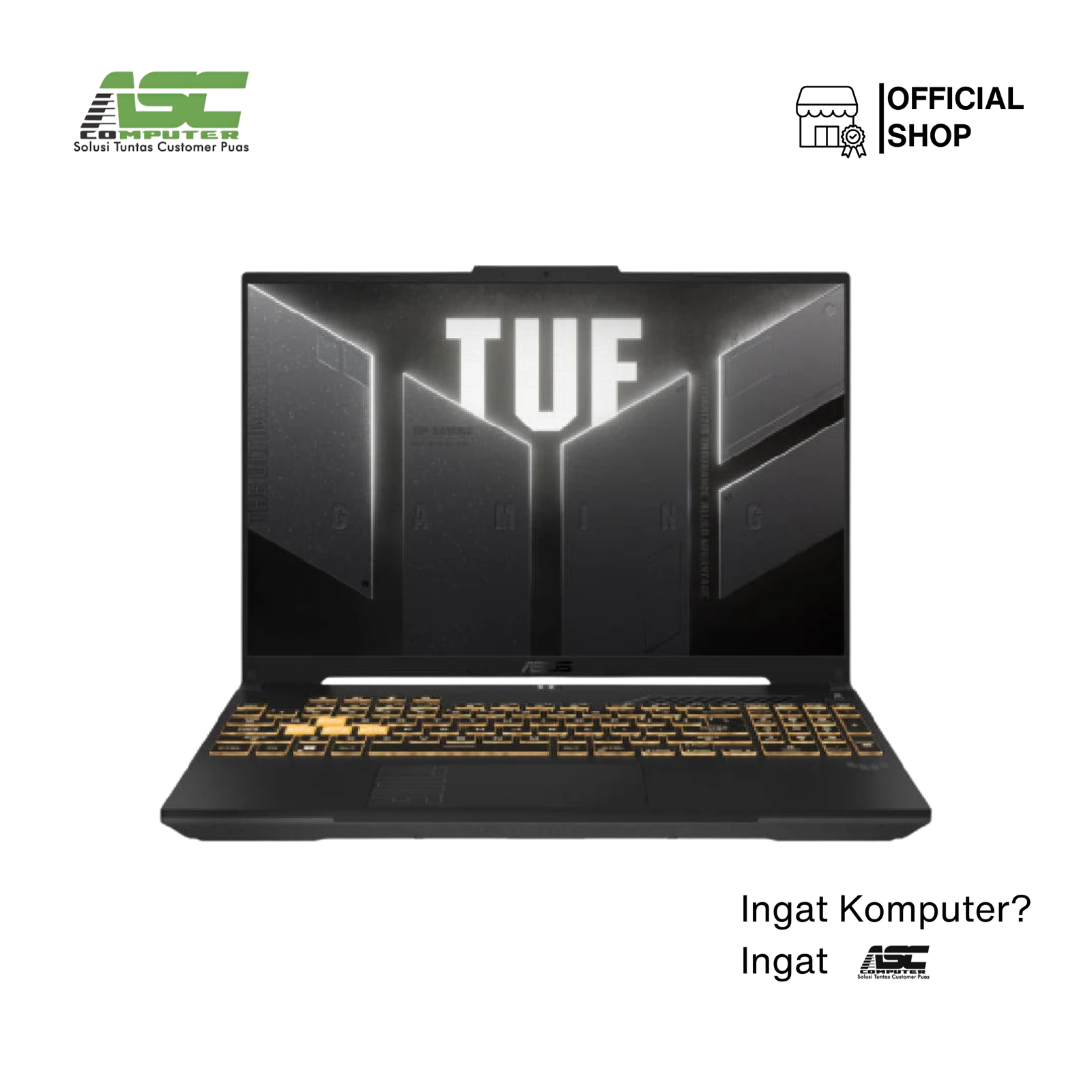ASUS TUF Gaming F16 FX607VJB-I535J6M-HM Intel Core 5-210H 16GB 512GB SSD RTX3050 6GB 16.0 inch WUXGA Win11 + OHS 2024 Mecha Gray