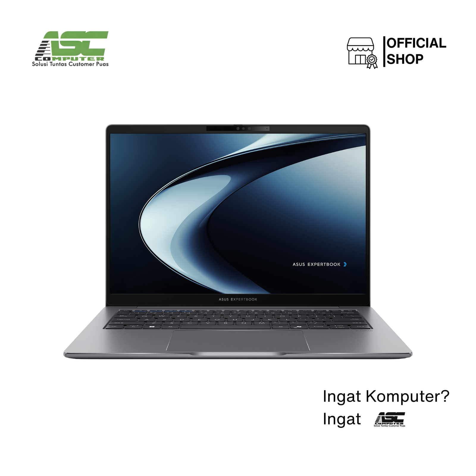 ASUS ExpertBook P3 P3405CVA-LY5150WS Intel Core i5-13420H 16GB DDR5 512GB SSD Intel UHD 14.0 inch WUXGA VIPS Win11 Home + OHS Grey