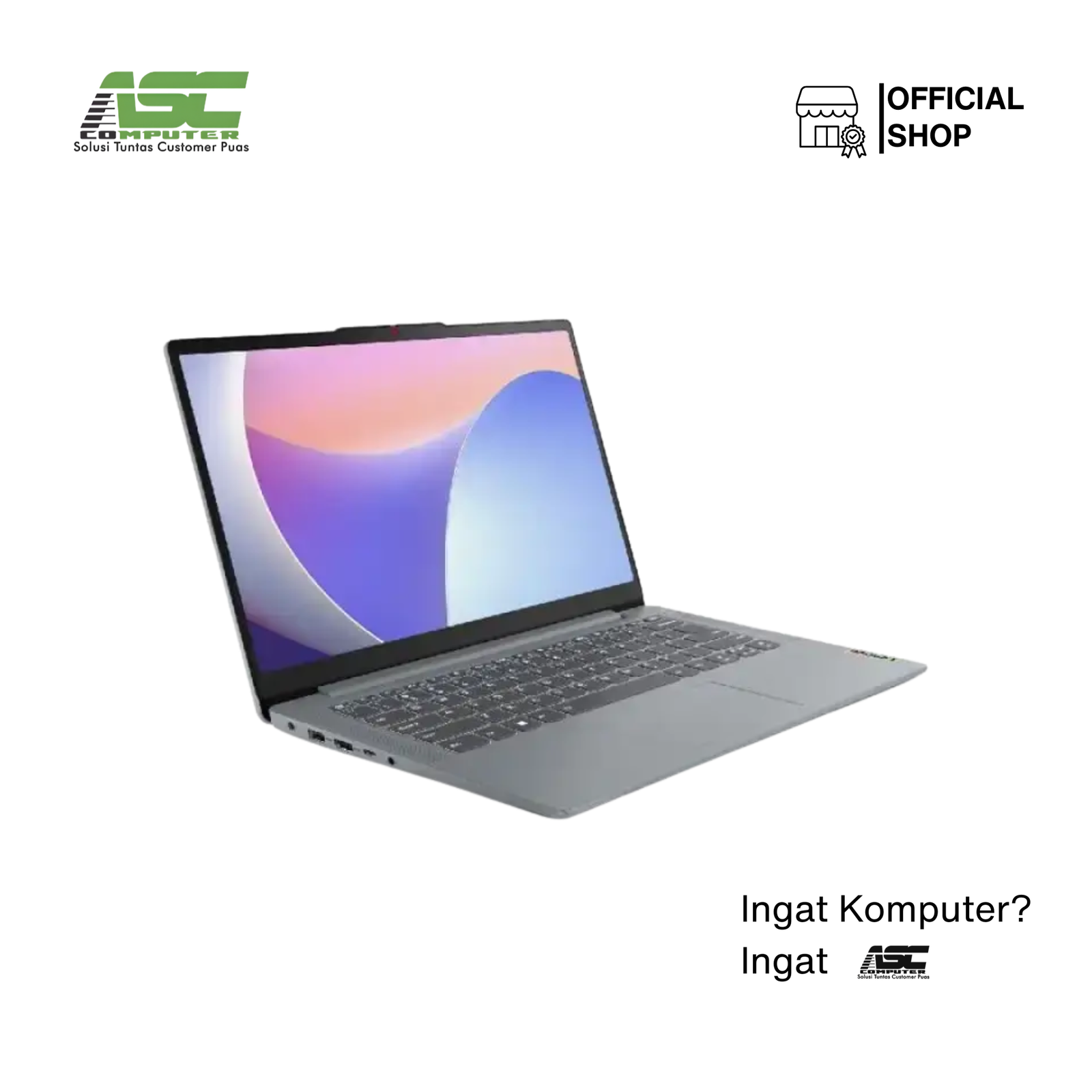Lenovo IdeaPad Slim 3 14IRU8-82X6006FID Intel Core i3-1315U 8GB DDR5 512GB SSD Intel UHD 14.0 inch FHD Win11 Home + OHS 2024 Arctic Grey