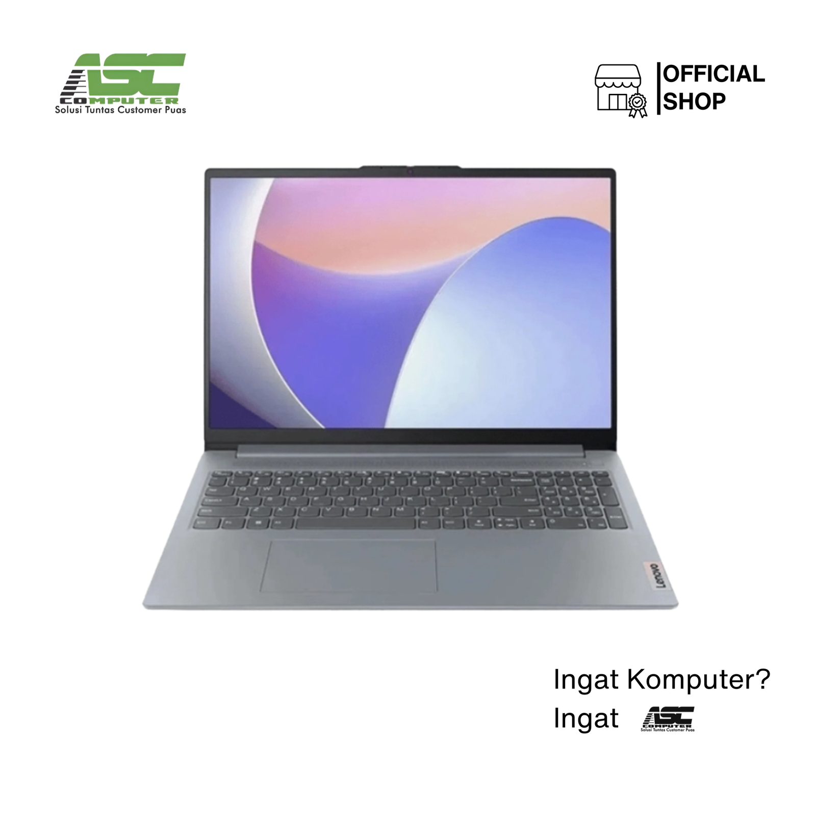 Lenovo IdeaPad Slim 3 15IRU8-82X700KXID Intel Core i3-1315U 8GB DDR5 512GB SSD Intel UHD 15.6 inch FHD Win11 Home + OHS 2024 Arctic Grey