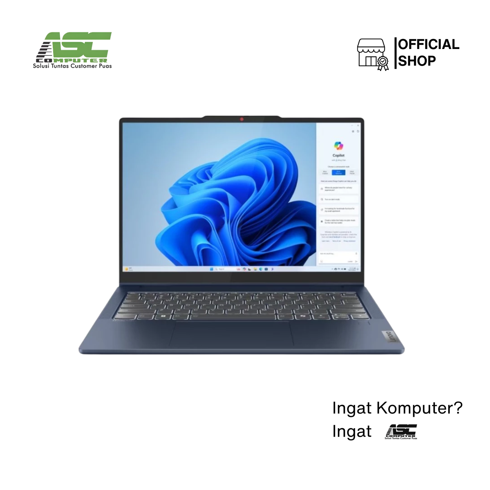 Lenovo IdeaPad 5 2in1 14IRH9-83KX008AID Intel Core i7-13620H 16GB LPDDR5x 512GB SSD Integrated Intel UHD 14.0 inch WUXGA IPS Touchscreen Win11 Home + OHS 2024 Cosmic Blue