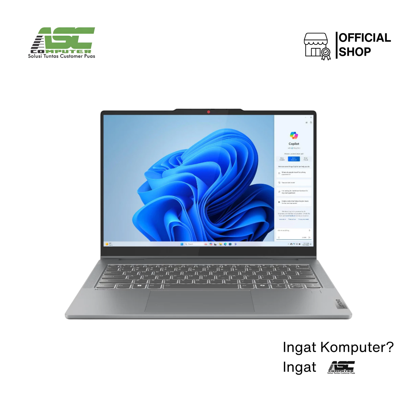 Lenovo IdeaPad 5 2in1 14IRH9-83KX008BID Intel Core i7-13620H 16GB LPDDR5x 512GB SSD Integrated Intel UHD 14.0 inch WUXGA IPS Touchscreen Win11 Home + OHS 2024 Luna Grey