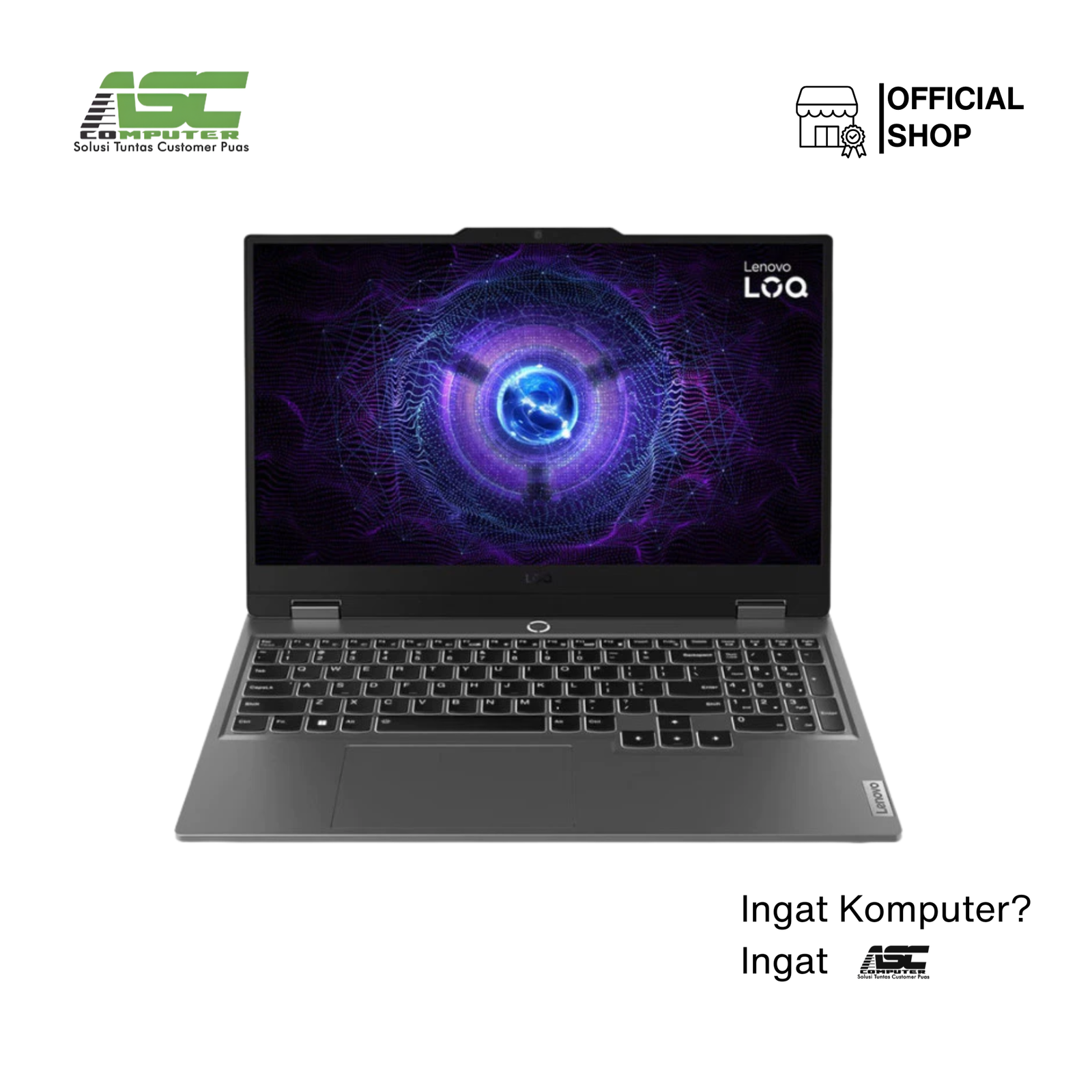 Lenovo LOQ 15ARP9-83S00001AID AMD Ryzen 7 7735HS 16GB DDR5 512GB SSD NVIDIA GeForce RTX 3050 6GB 15.6 inch FHD IPS 144Hz Win11 Home + OHS 2024 Luna Grey