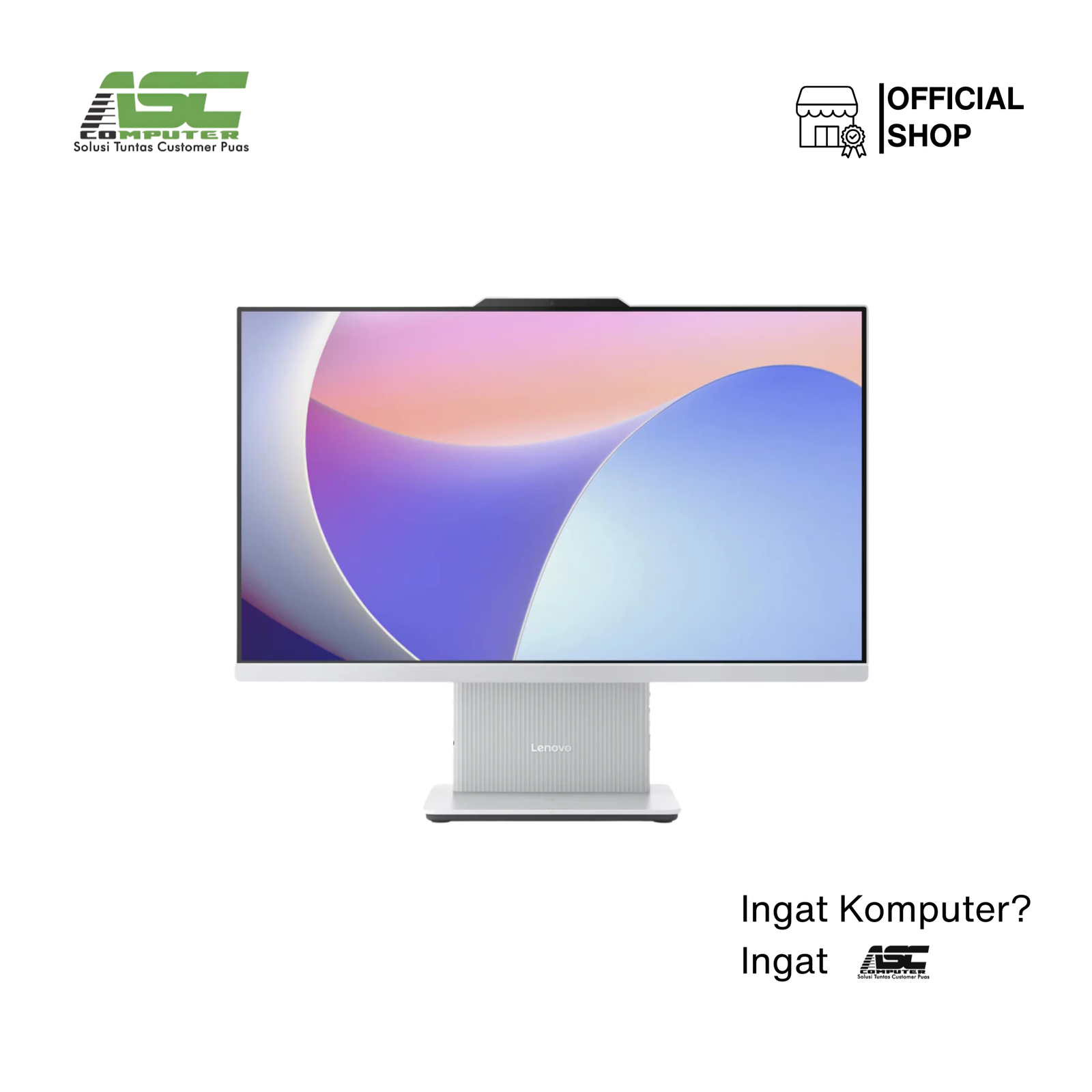 Lenovo IdeaCentre AIO 24IRH9-F0HN00QJID Intel Core i5-13420H 8GB DDR5 512GB SSD Integrated Intel UHD Graphics 23.8 inch FHD IPS Win11 Home + OHS 2024 Cloud Grey (1Y Onsite Warranty)