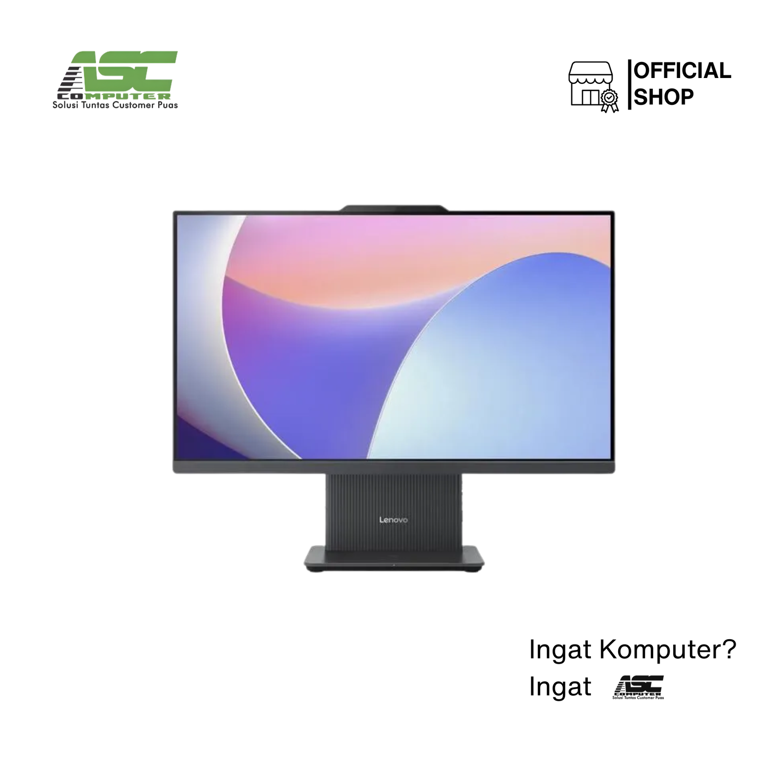 Lenovo IdeaCentre AIO 24IRH9-F0HN00TAID Intel Core 5 210H 8GB DDR5 512GB SSD Integrated Intel Graphics 23.8 inch FHD IPS Win11 Home + OHS 2024 Luna Grey (3Y Onsite Warranty)
