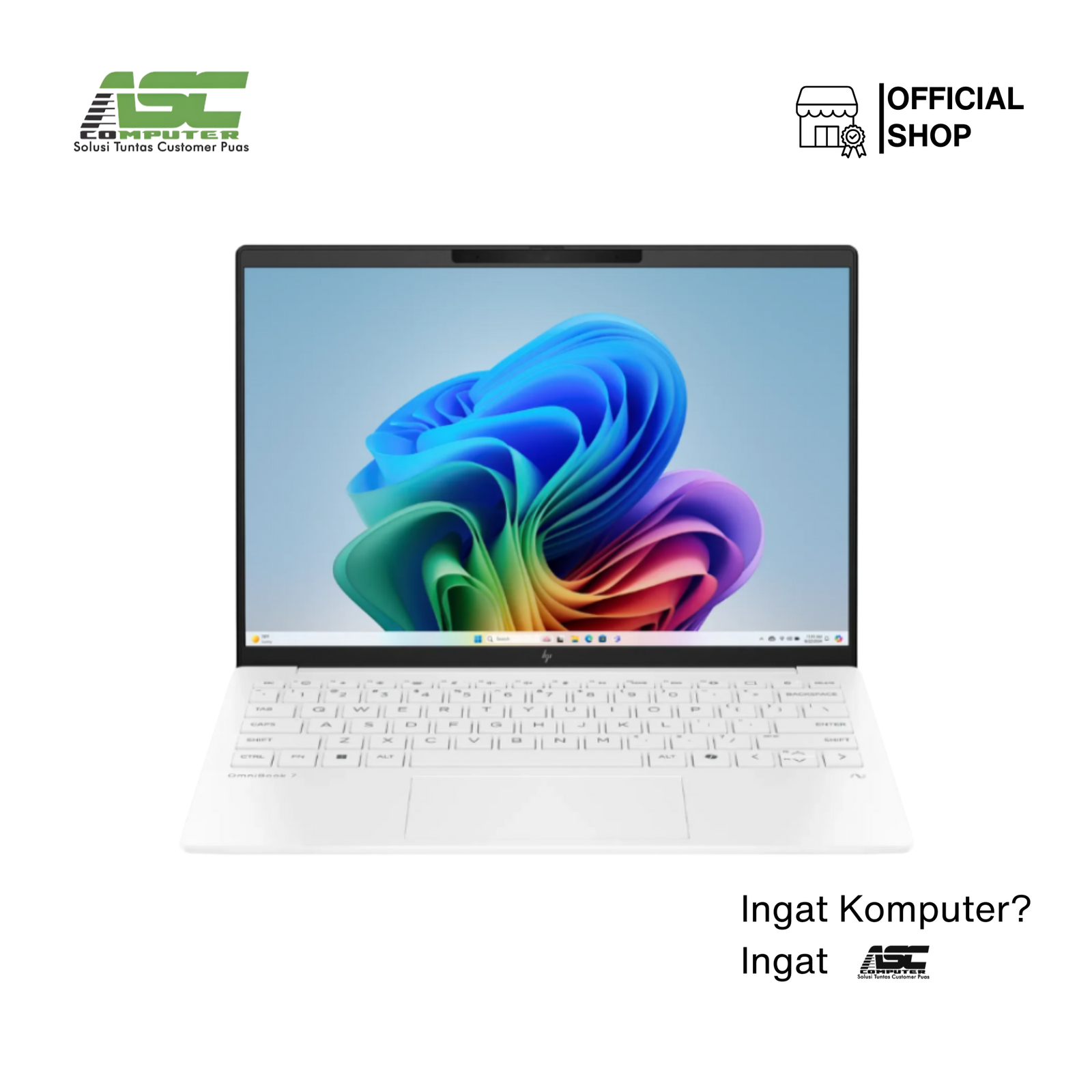 HP OmniBook 7 Aero 13-bg1667AU AMD Ryzen AI 5 340 16GB LPDDR5x 512GB SSD Integrated AMD Radeon Graphics 13.3 inch WUXGA IPS Win11 Home + OHS 2024 + M365 Basic (2Y Warranty)