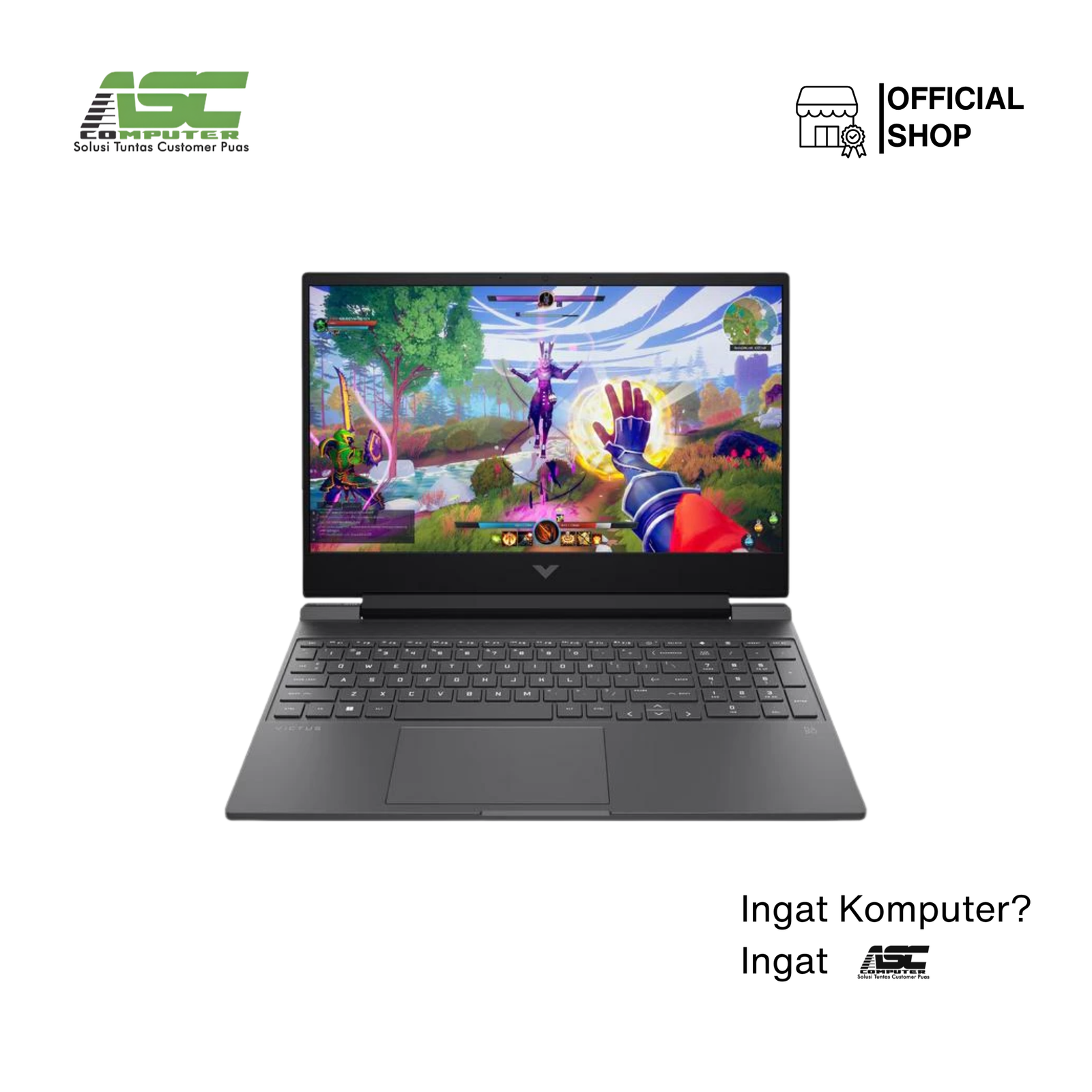 HP Victus Gaming Laptop 15-fa2716TX Intel Core i5-13420H 16GB DDR4 512GB SSD NVIDIA GeForce RTX 3050 6GB 15.6 inch FHD IPS 144Hz Backlit Win11 Home + OHS + M365 Mica Silver (2Y Warranty)