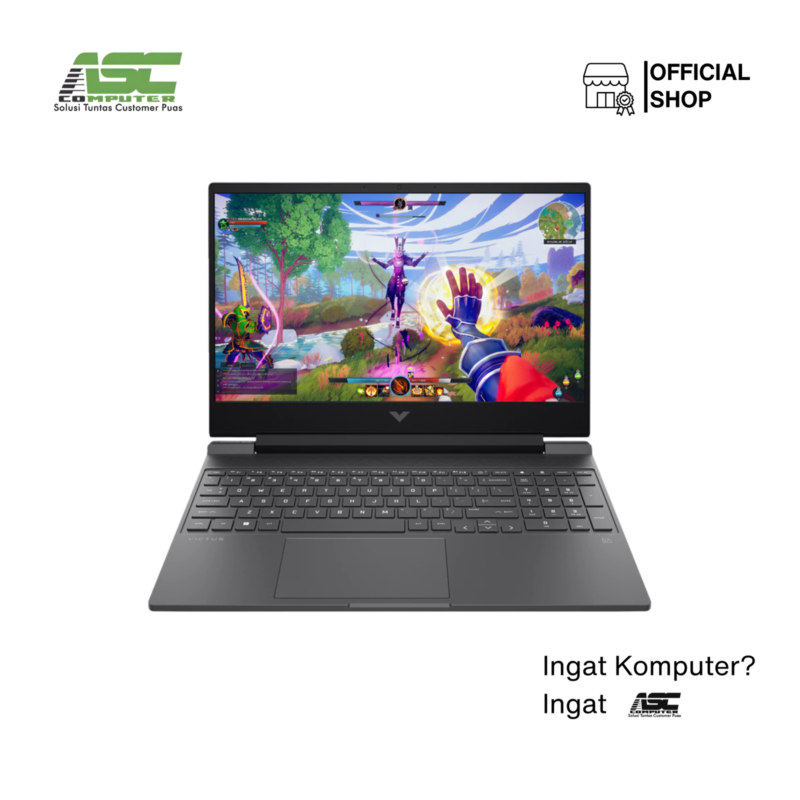 HP Victus Gaming Laptop 15-fa2717TX Intel Core i5-13420H 16GB DDR4 512GB SSD NVIDIA GeForce RTX 4050 6GB 15.6 inch FHD IPS 144Hz Backlit Win11 Home + OHS + M365 Mica Silver (2Y Warranty)