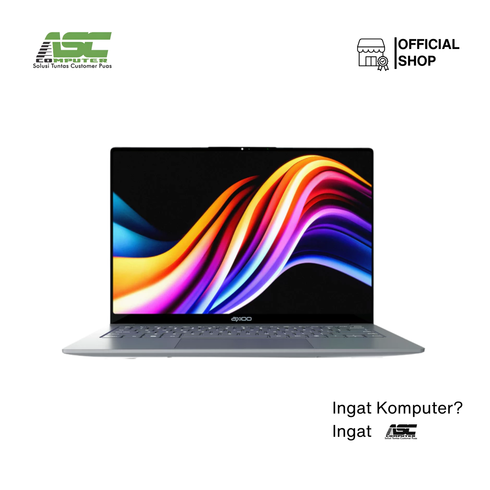 Axioo Hype R3T Flip Touch Laptop 2-in-1 Intel Core i3-1215U 12GB RAM 256GB SSD Integrated Intel UHD Graphics 14 inch Touchscreen Win11 Pro Grey (1Y Warranty)