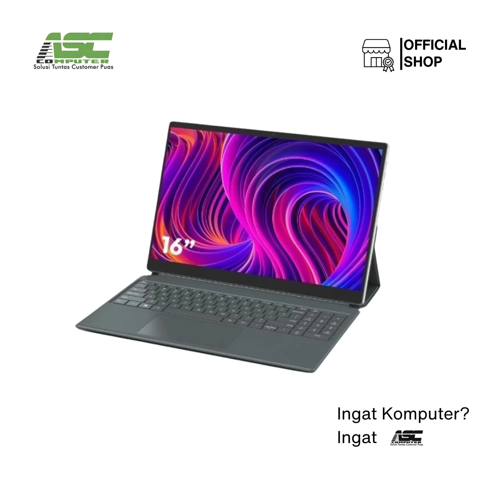 Advan Evo X-16 2-in-1 Laptop Convertible Intel Core i3-1215U 12GB RAM 512GB SSD Intel UHD Graphics 16 inch FHD IPS Touchscreen Win11 Bundled Stylus Pen (1Y Warranty)