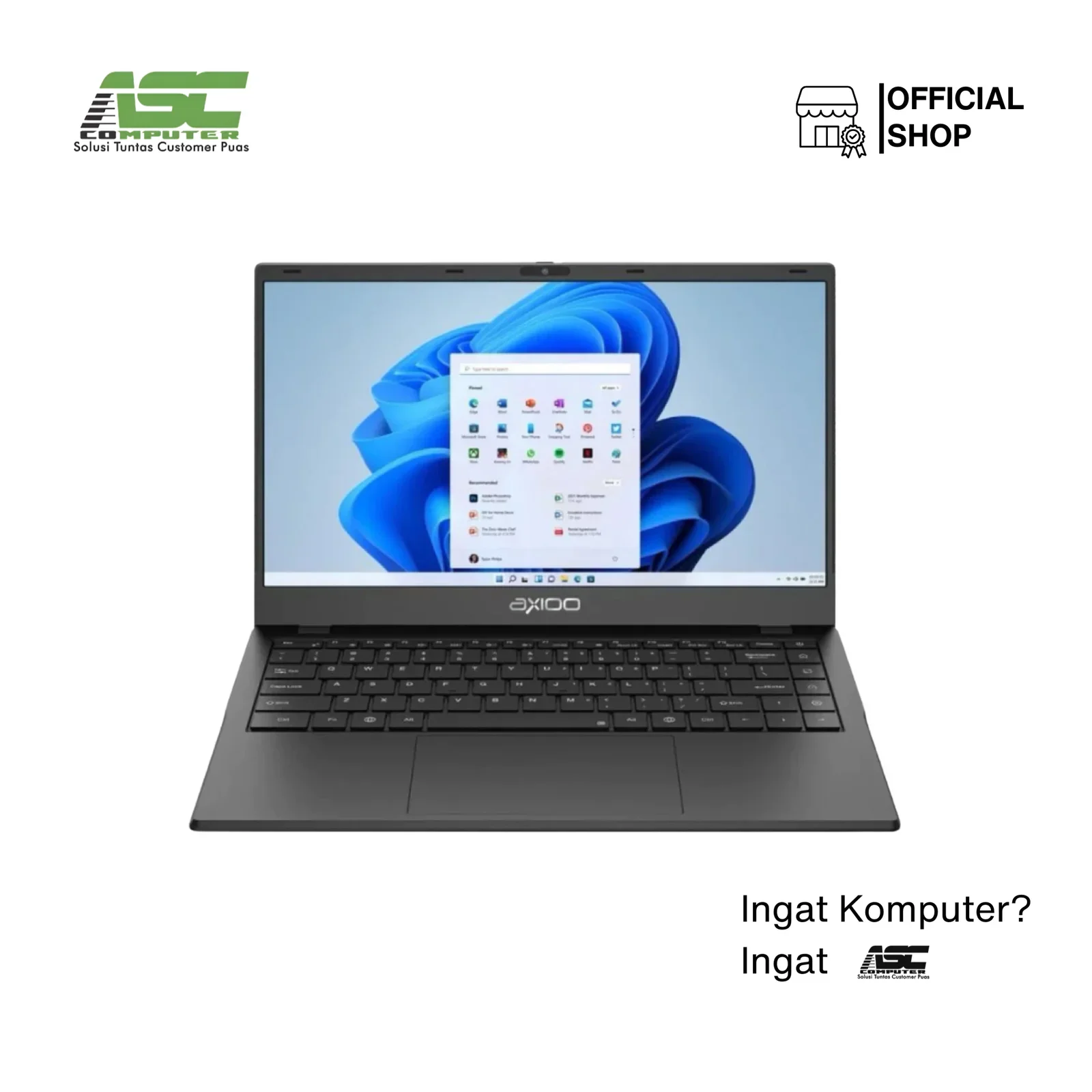 Axioo Hype 3 (G11) Laptop Intel Core i3-1125G4 8GB RAM 256GB SSD Integrated Intel UHD Graphics 14 inch FHD IPS Win11 Pro Grey Bundled Bag (1Y Warranty) – NBAXMH-C3B-082R1