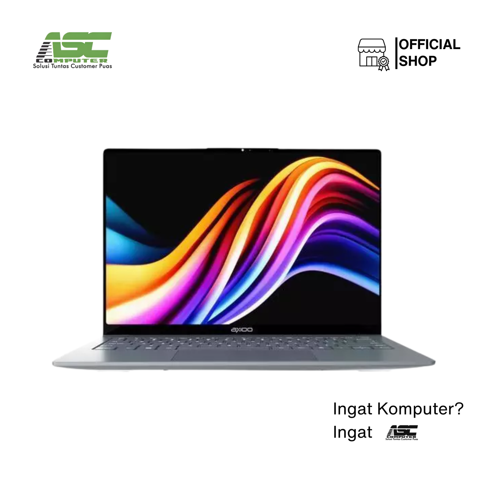 Axioo Hype R5 Laptop Intel Core i5-1235U 24GB RAM 512GB SSD Integrated Intel Iris Xe Graphics 14 inch FHD IPS Win11 Pro Grey Bundled Bag (1Y Warranty)
