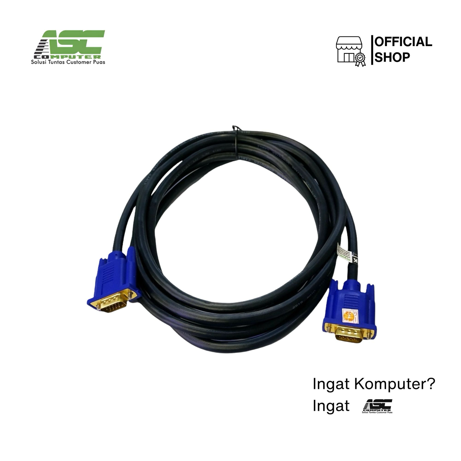 Kabel VGA 5 Meter MM Gold