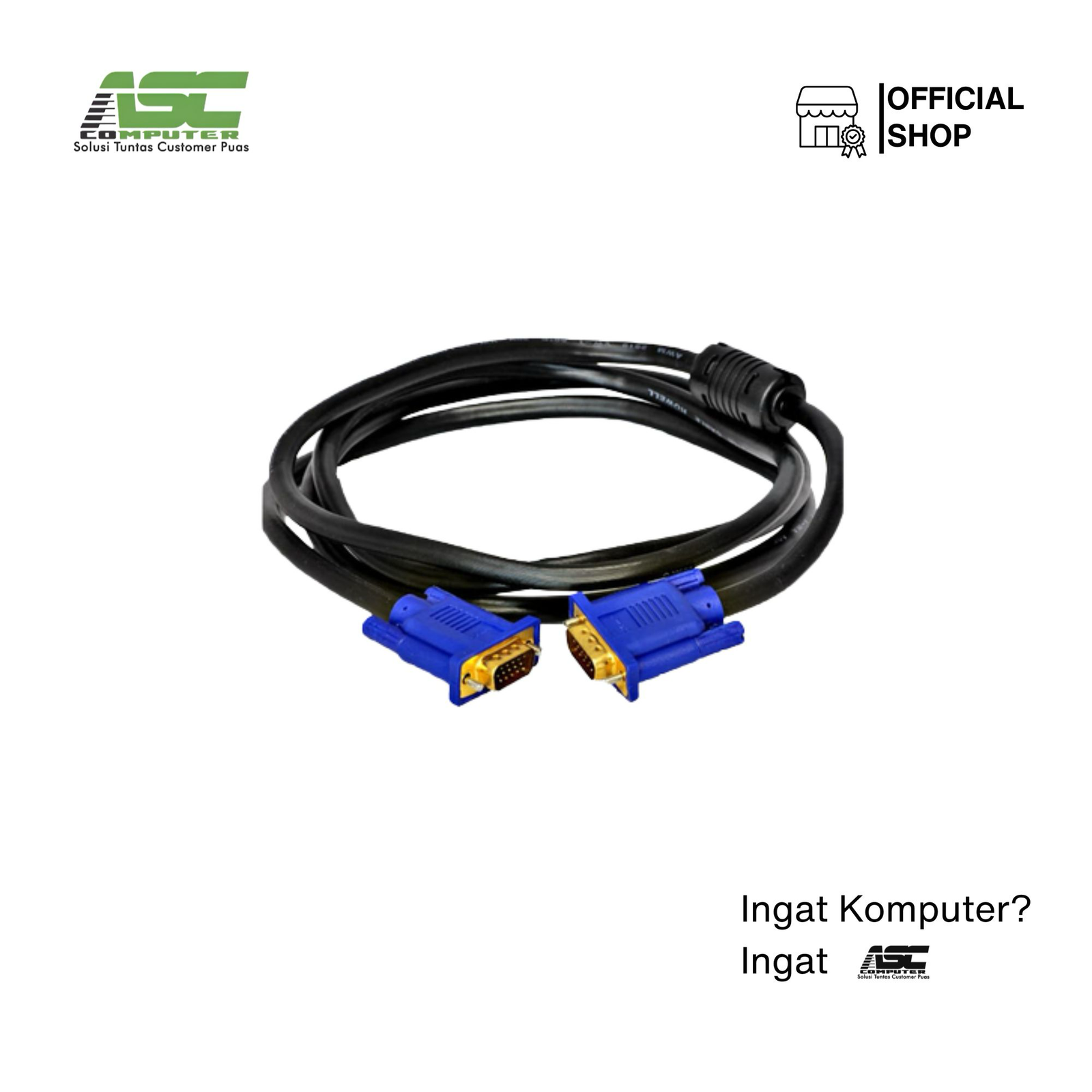 Kabel VGA 3 Meter MM Gold