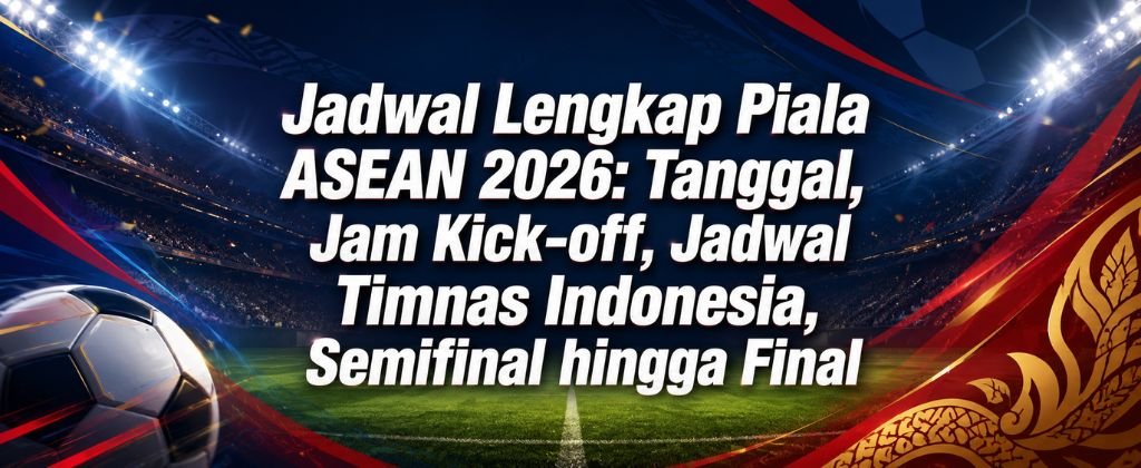 Jadwal Lengkap Piala ASEAN 2026: Tanggal, Jam Kick-off, Jadwal Timnas Indonesia, Semifinal hingga Final