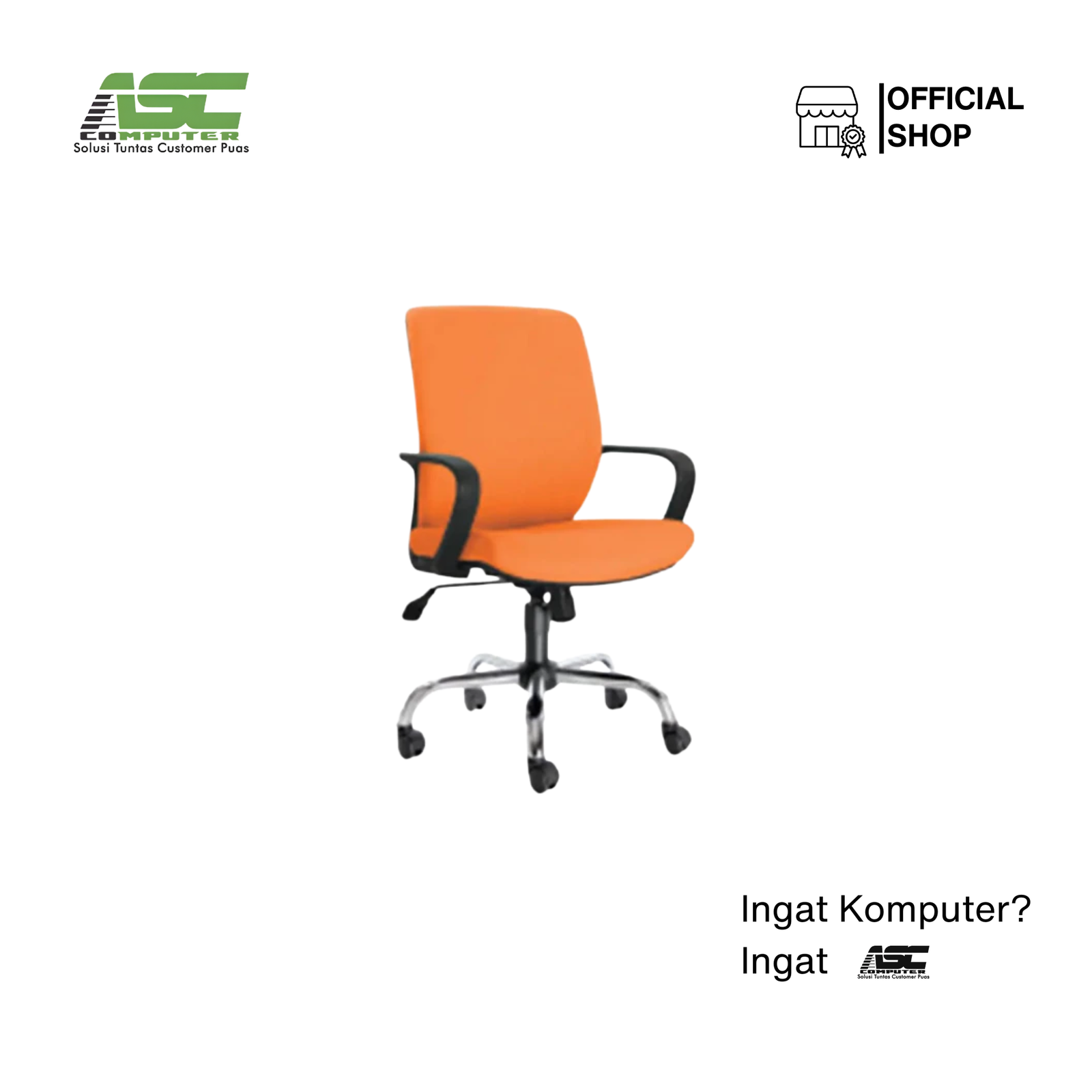 Kursi Kerja Staff Chitose Smart B Orange