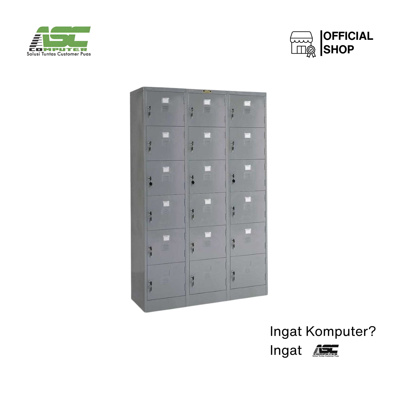 Locker Besi 18 Pintu Brother B-706-3