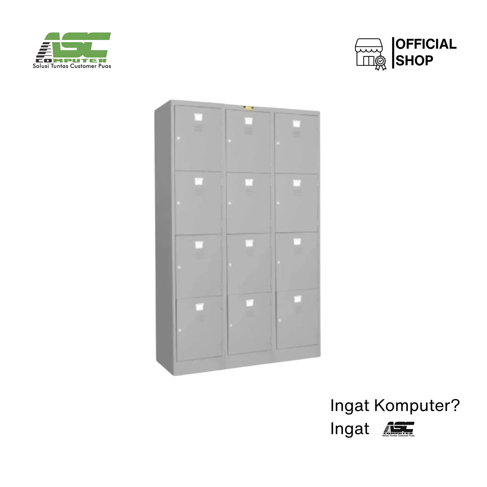 Locker Besi 12 Pintu Brother B-704-3