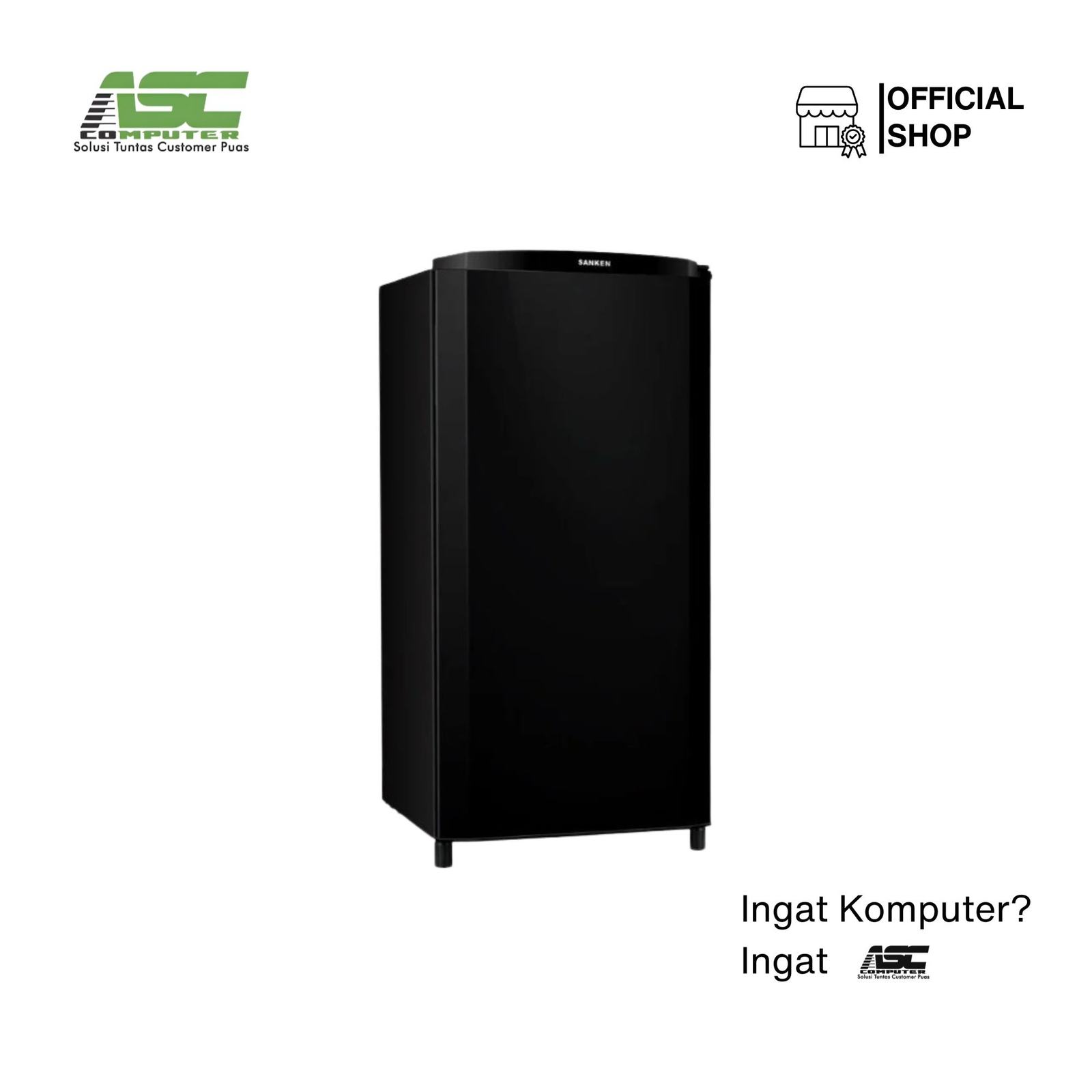 Sanken Kulkas 1 Pintu SK-V175PA-BB 170 Liter
