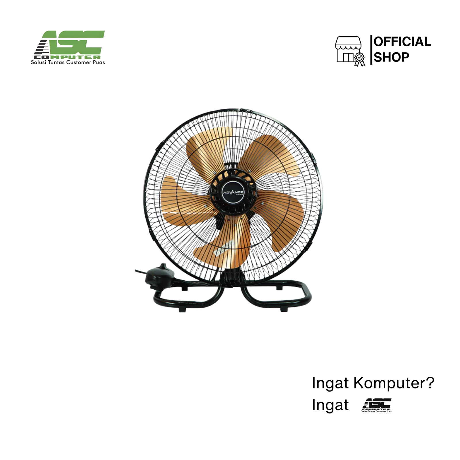 Kipas Angin Tornado 2 in 1 Meja & Dinding Advance TDS-1205
