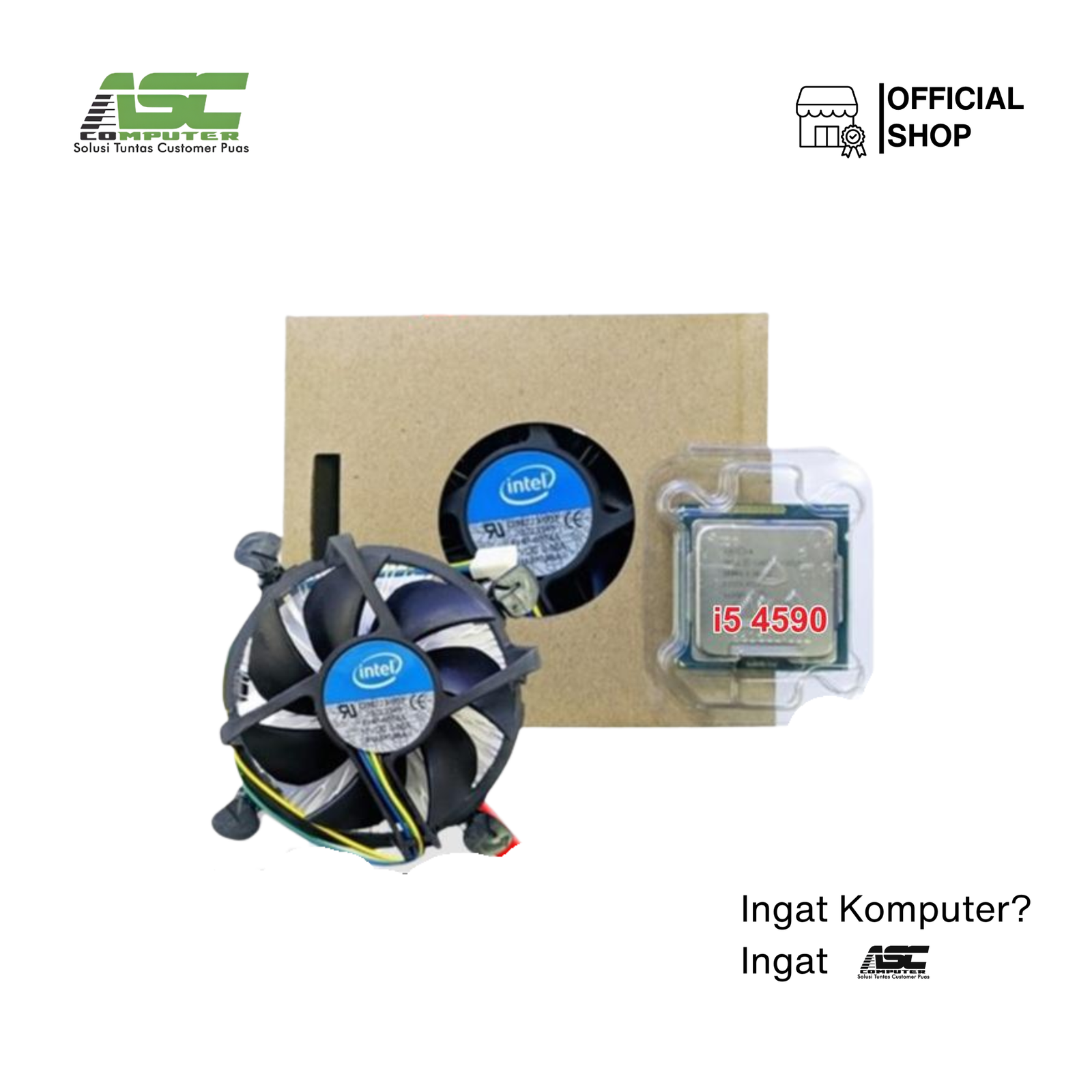 Prosesor Intel Core i5-4590 Tray + Fan HSF Intel Socket LGA 1150