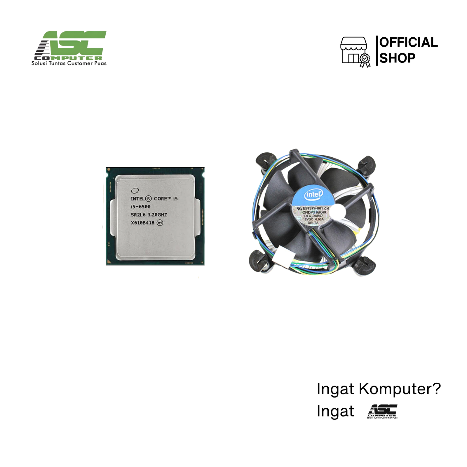 Prosesor Intel Core i5-6400 Tray + Fan HSF Intel Socket LGA 1151