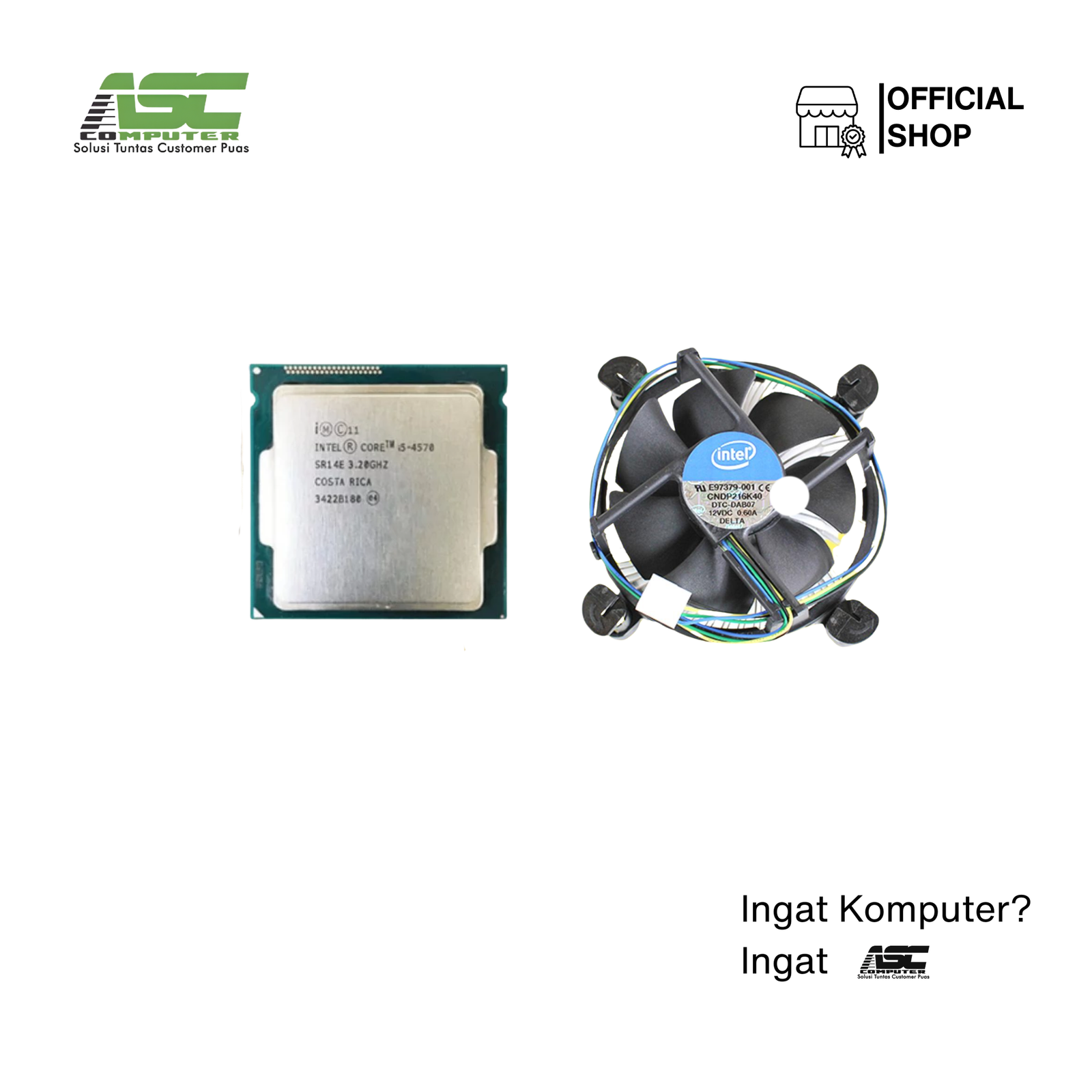 Prosesor Intel Pentium G4400 Tray + Fan HSF Intel Socket LGA 1151