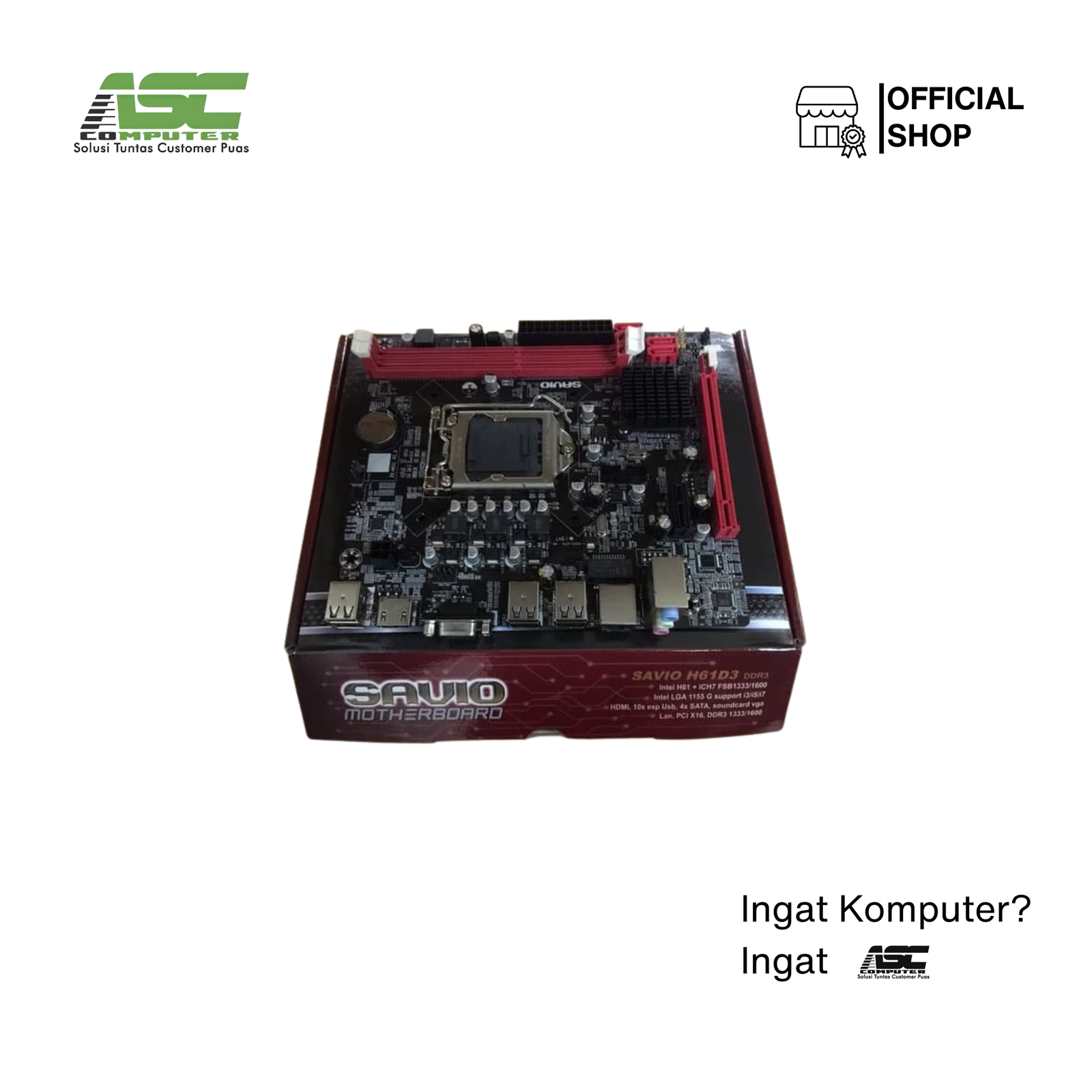 Motherboard Savio / Varro H61 Socket Intel LGA 1155 DDR3