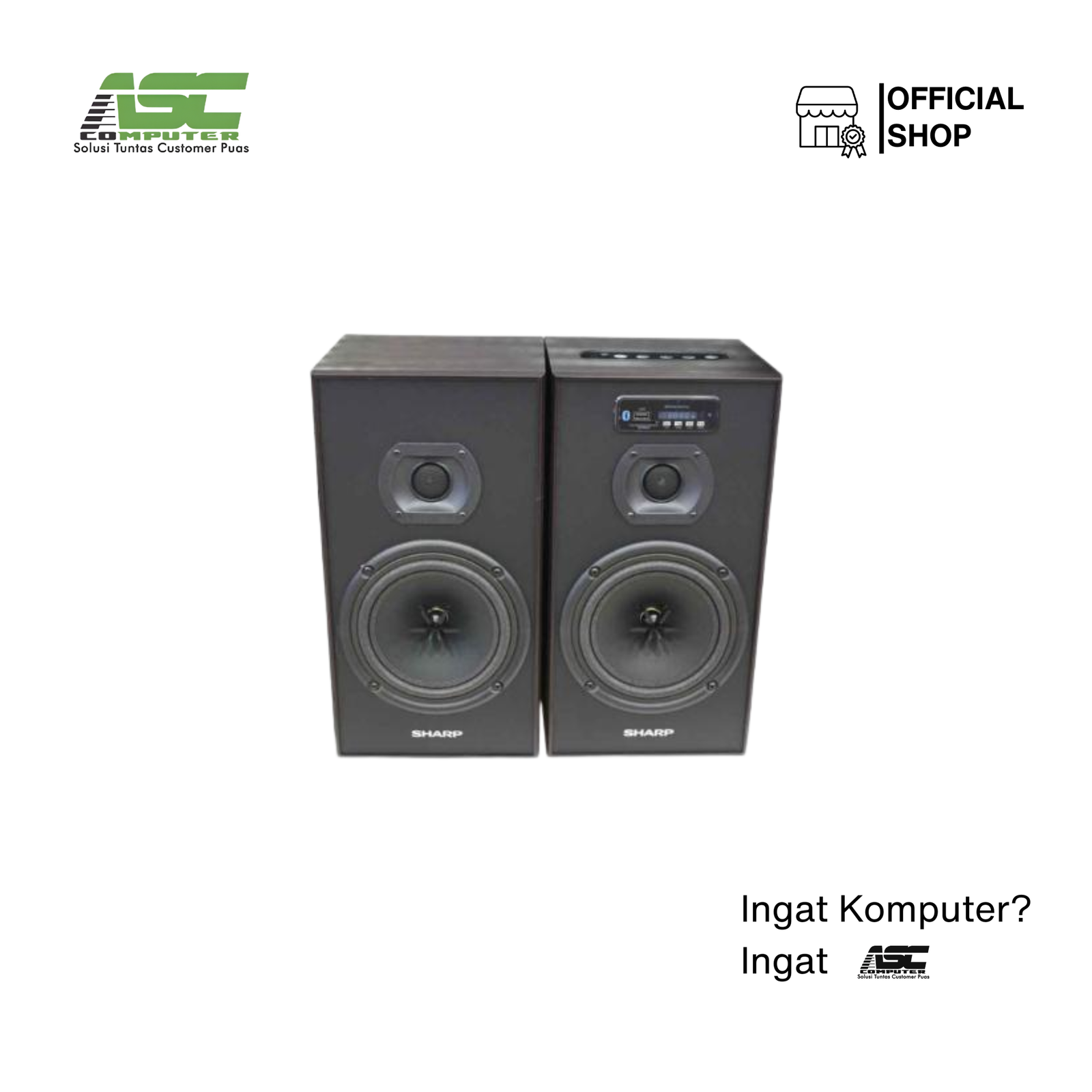 Speaker Aktif Bluetooth Sharp CBOX-B658UBO