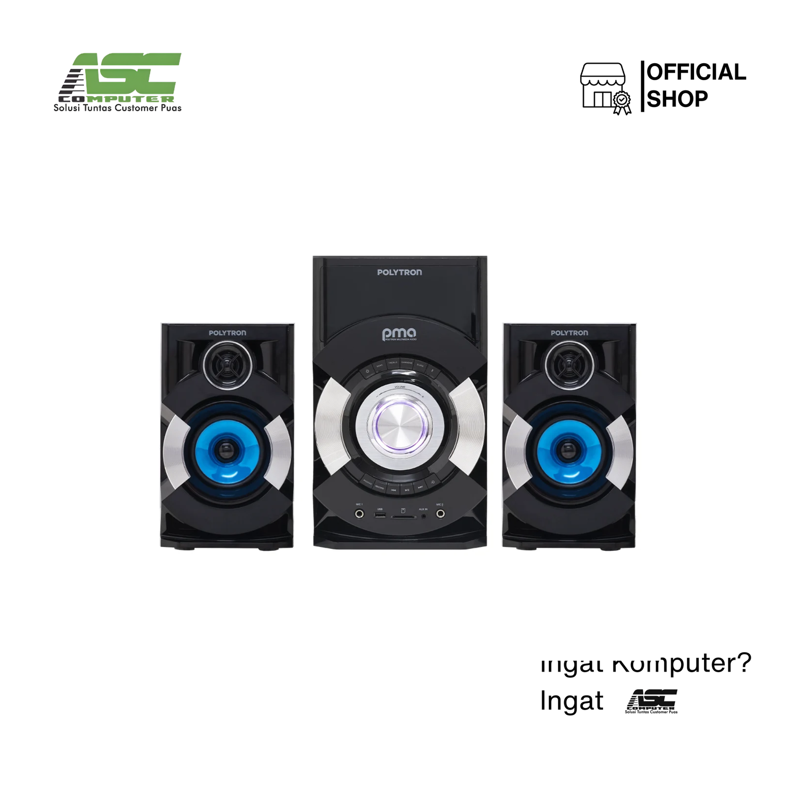 Multimedia Audio Speaker Polytron PMA 9527/B