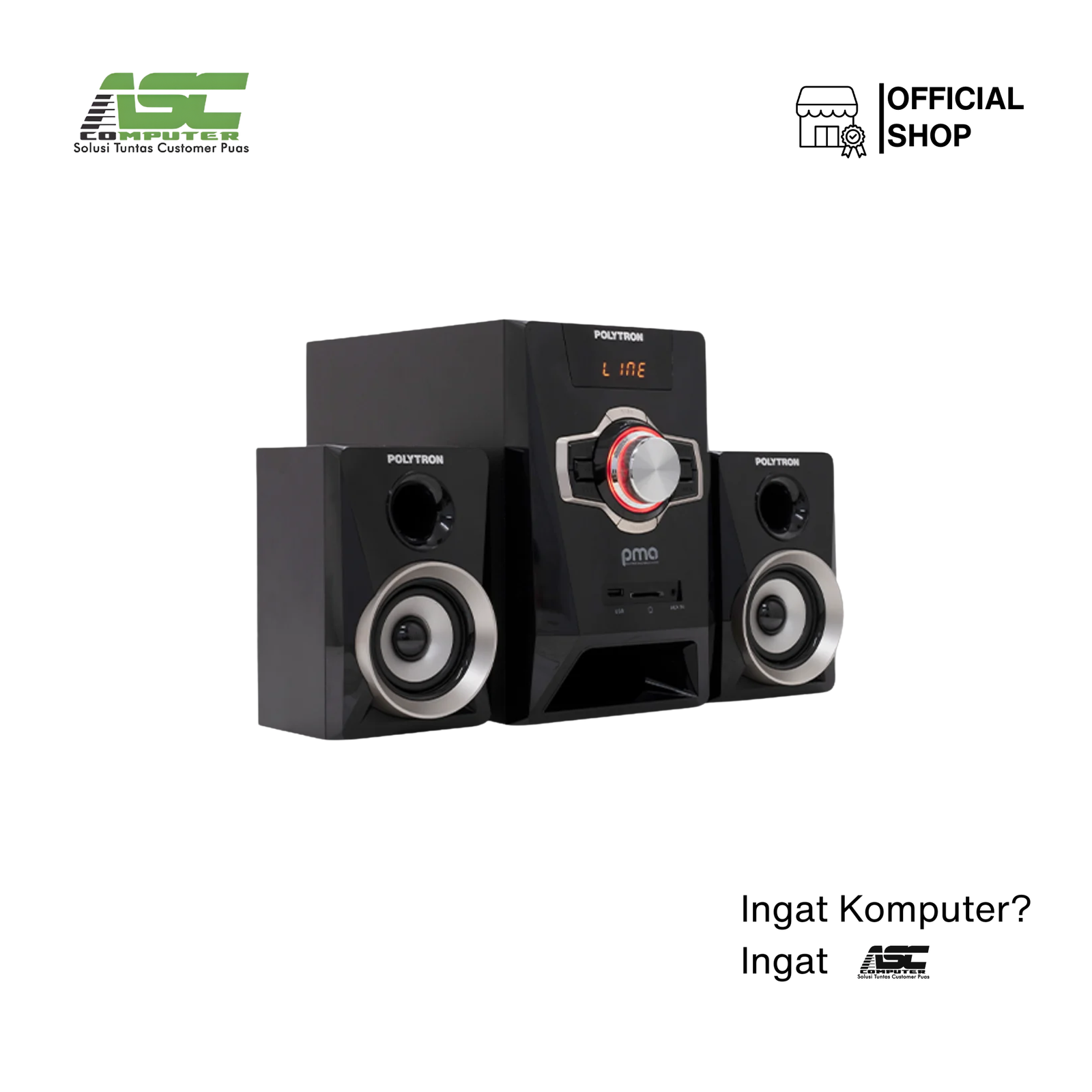 Multimedia Audio Bluetooth Speaker Polytron PMA 9321/B