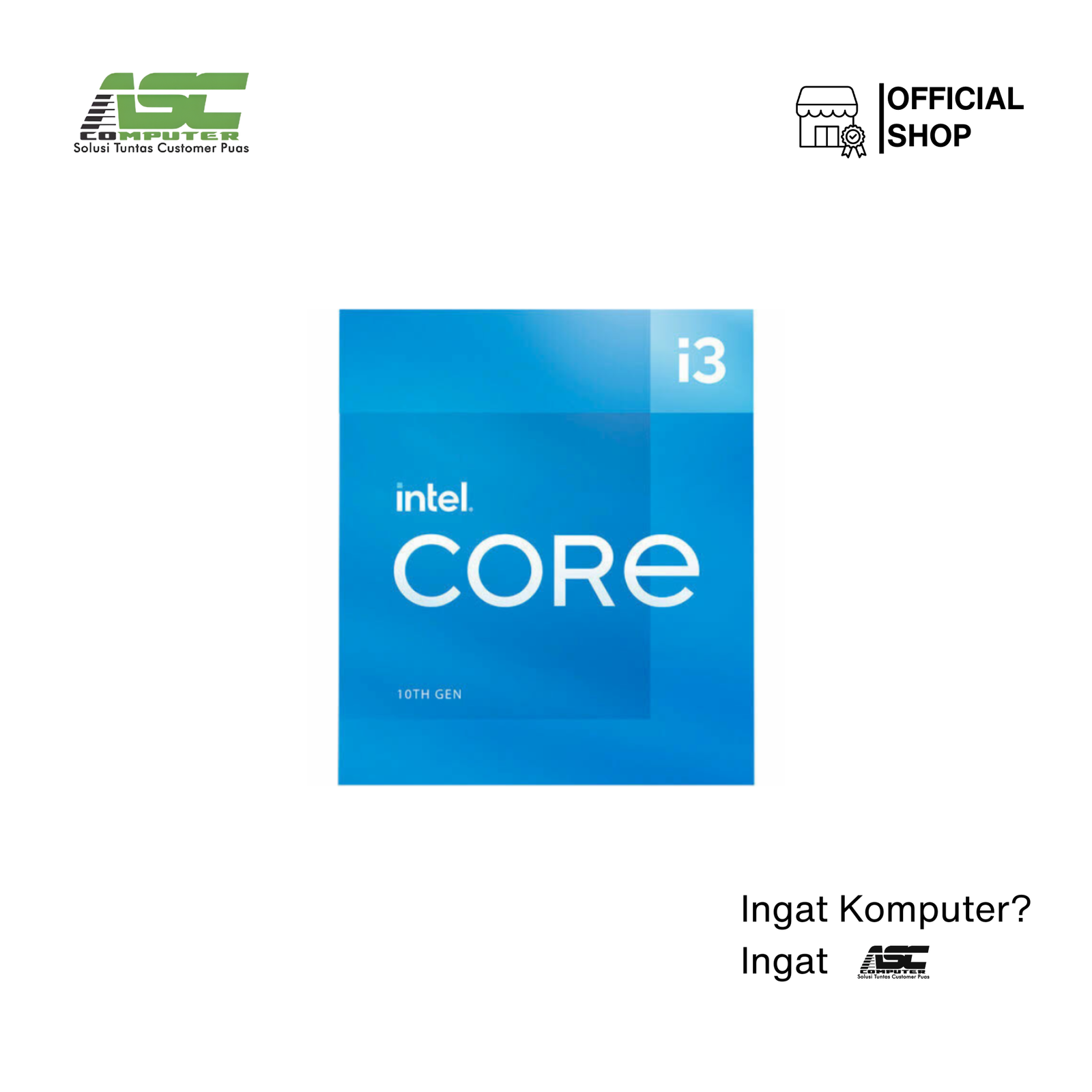 Prosesor Intel Core i3-10105 Box Socket LGA 1200 Comet Lake