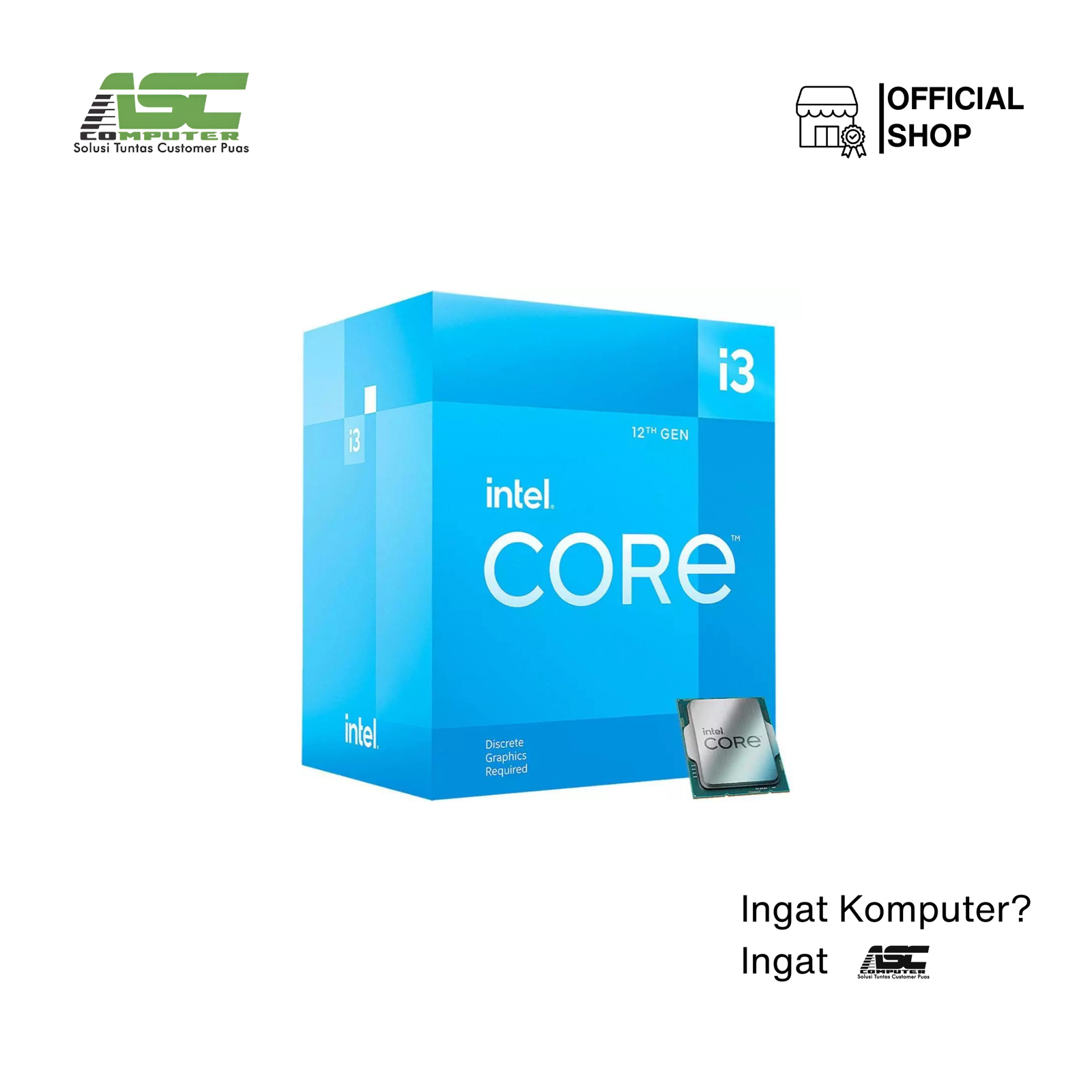 Prosesor Intel Core i3-12100 Box Socket LGA 1700 Alder Lake