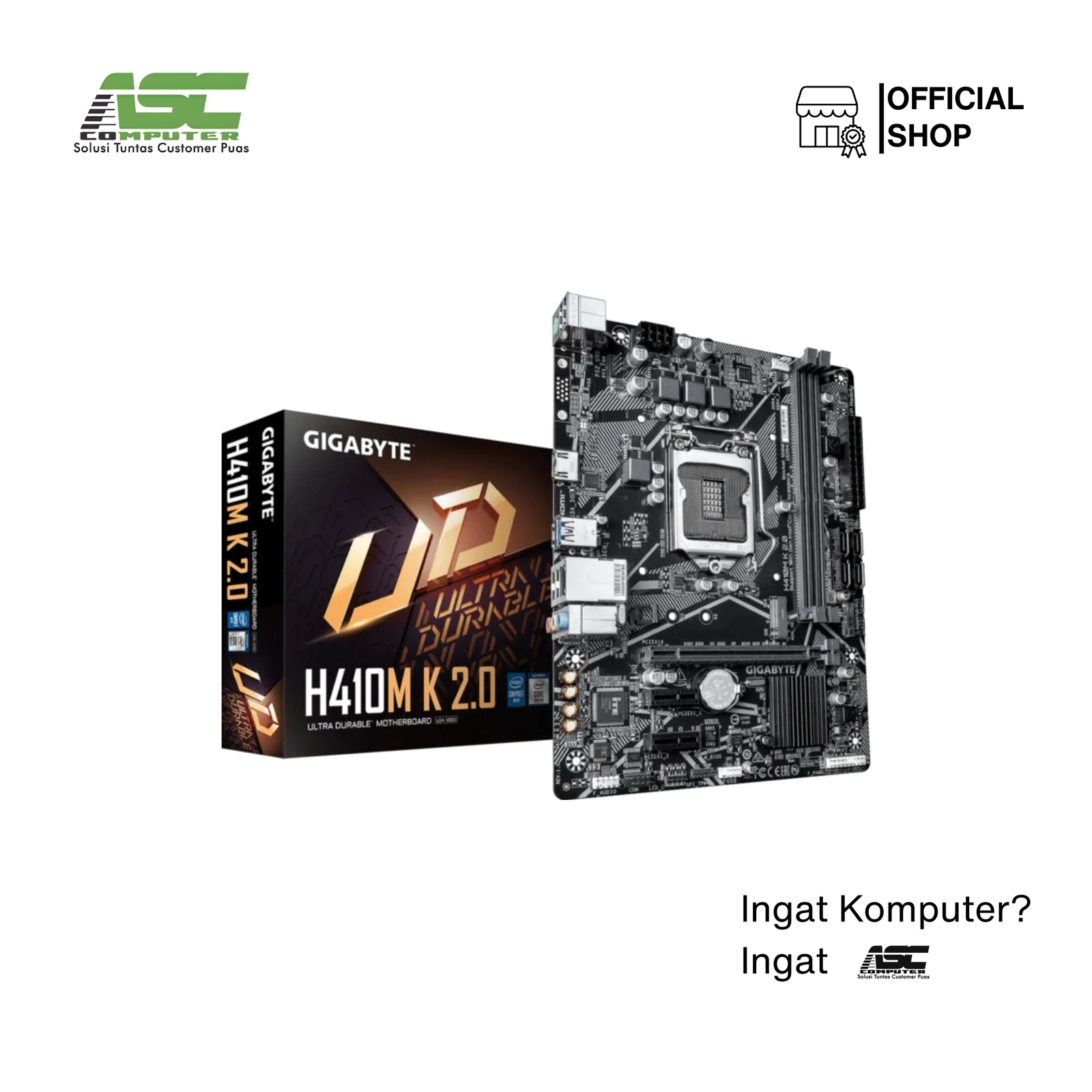 Motherboard GIGABYTE H410M K 2.0 Socket LGA 1200 Micro-ATX DDR4