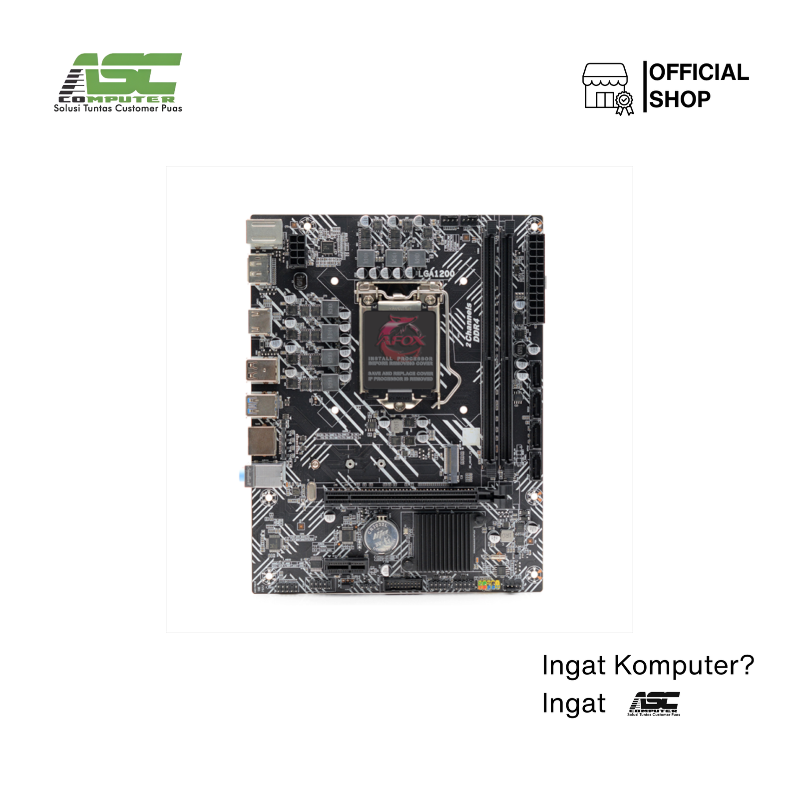 Motherboard AFOX IH510D4-MA Socket LGA 1200 Intel H510 Micro-ATX DDR4