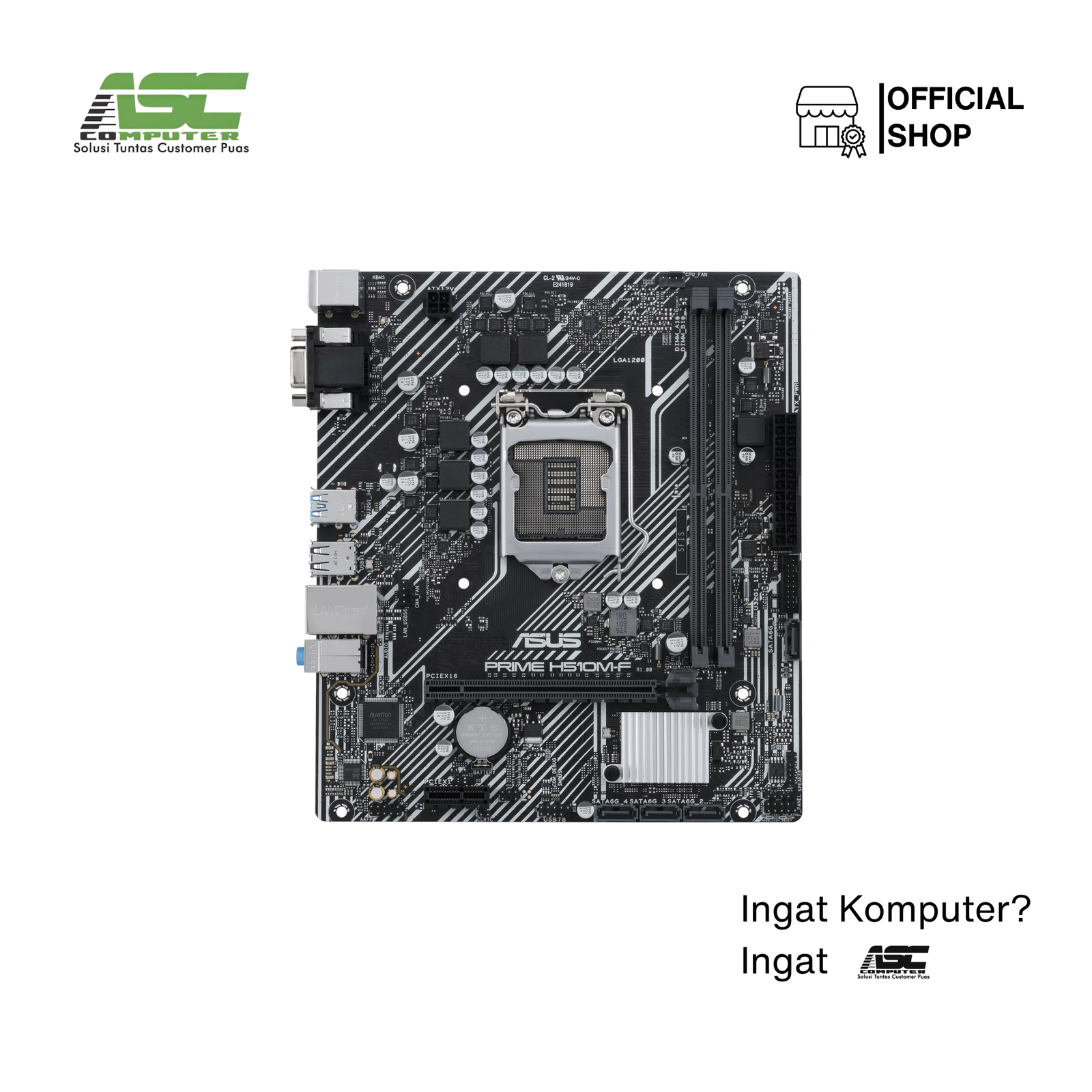 Motherboard ASUS PRIME H510M-F Socket LGA 1200 Intel H510 Micro-ATX DDR4