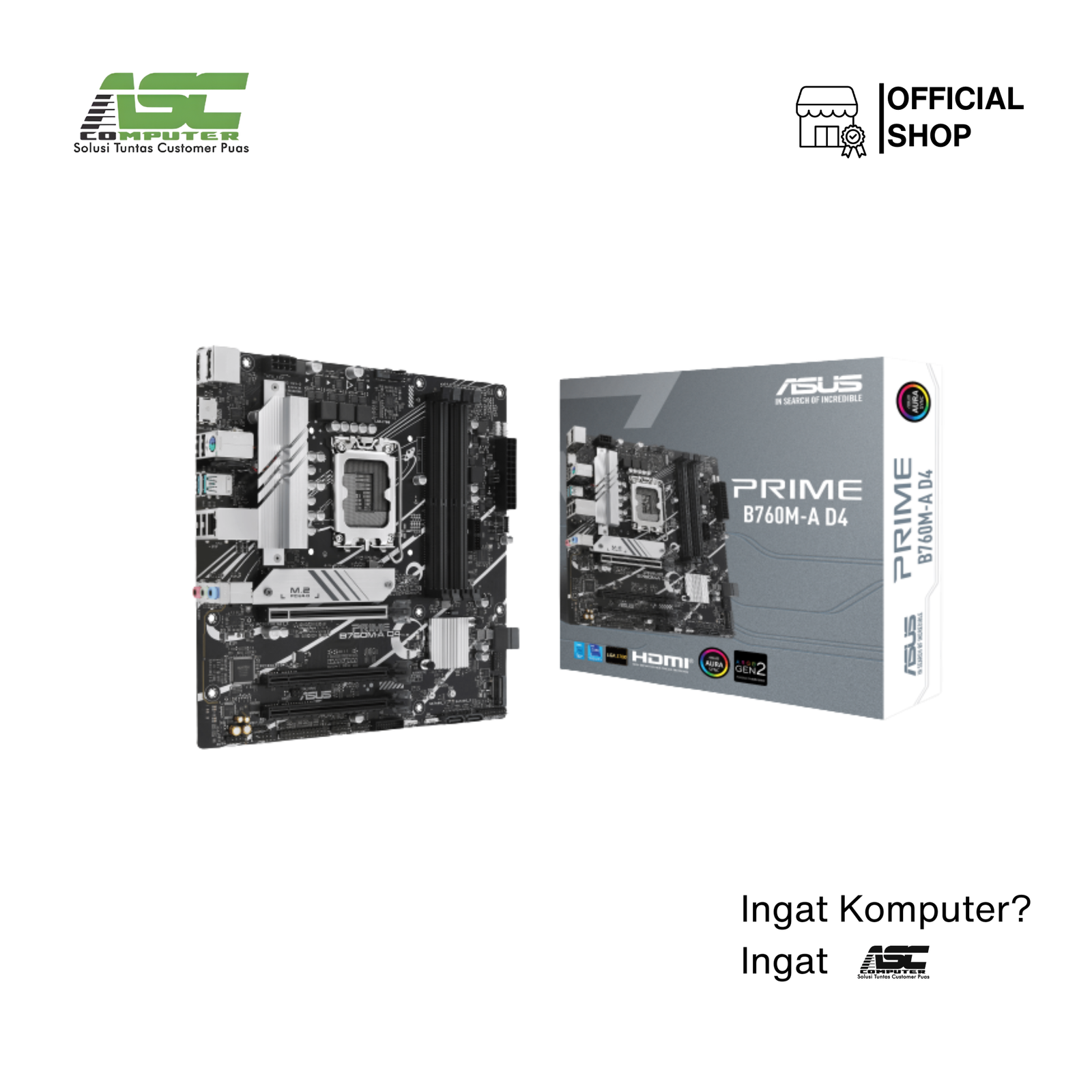Motherboard ASUS PRIME B760M-A WIFI D4 Socket LGA 1700 Intel B760 Micro-ATX DDR4