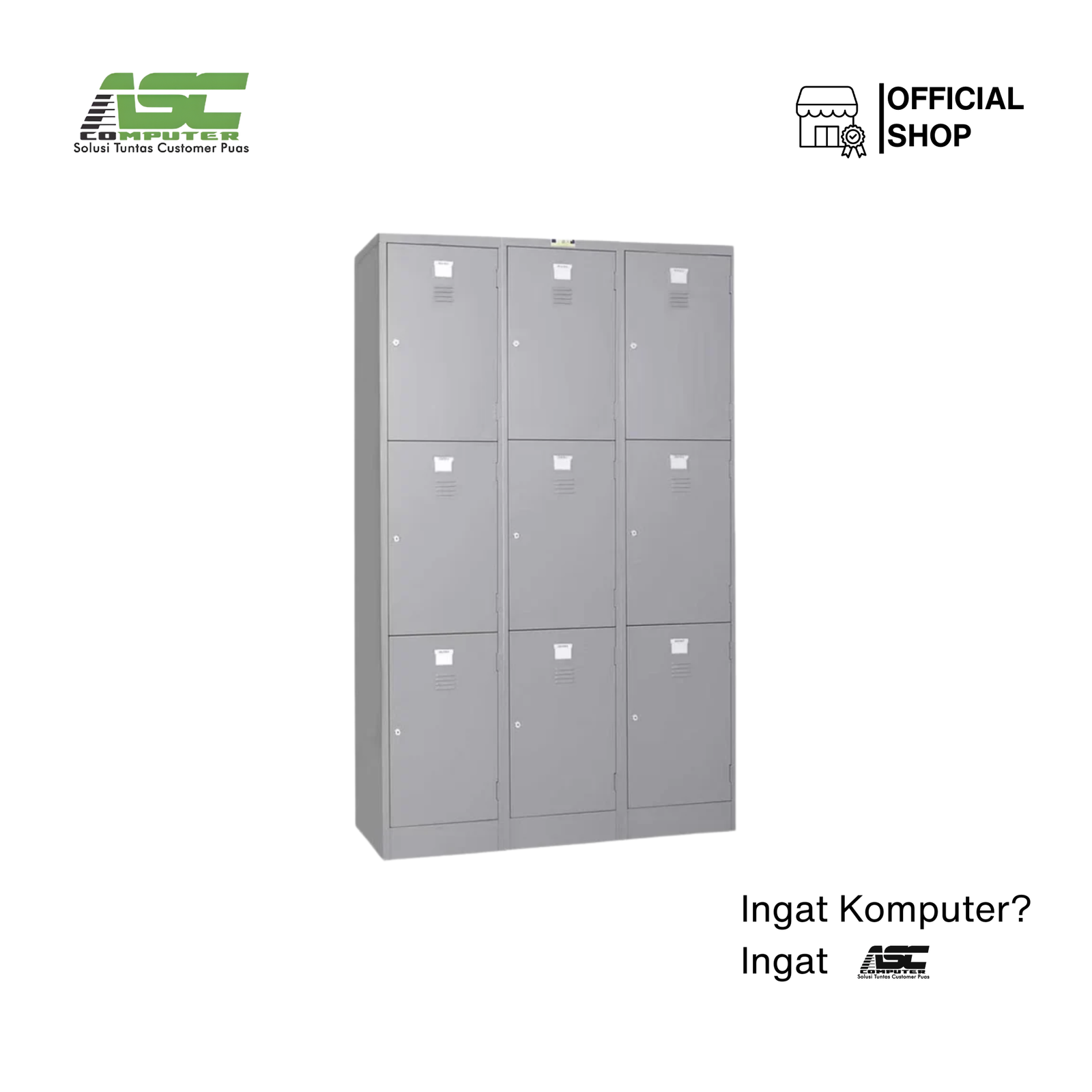 Locker Besi 9 Pintu Brother B 703-3