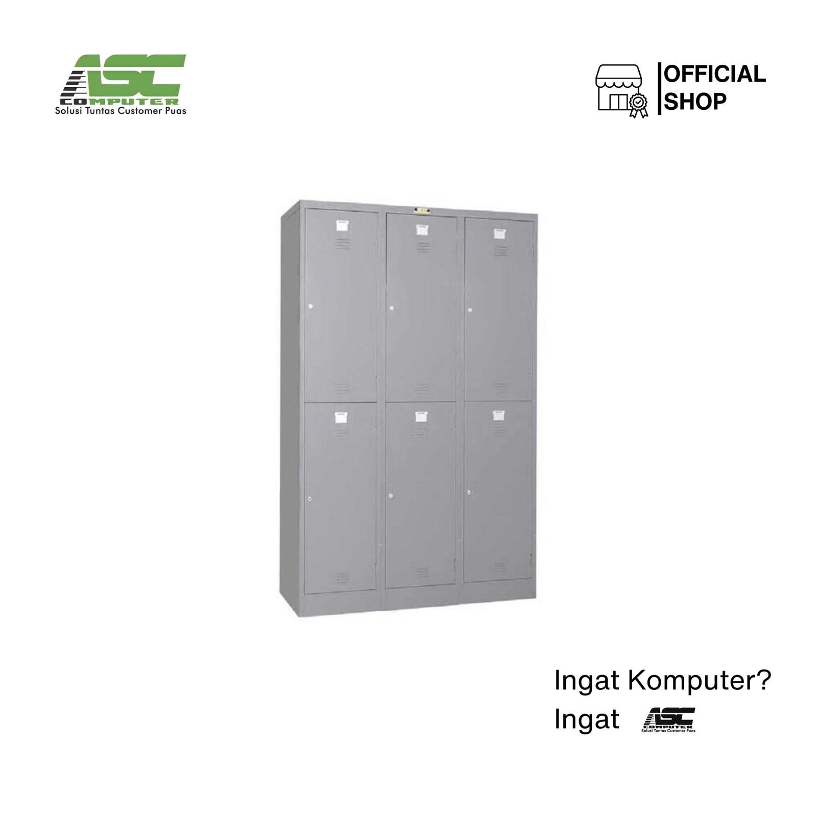 Locker Besi 6 Pintu Brother B 702-3