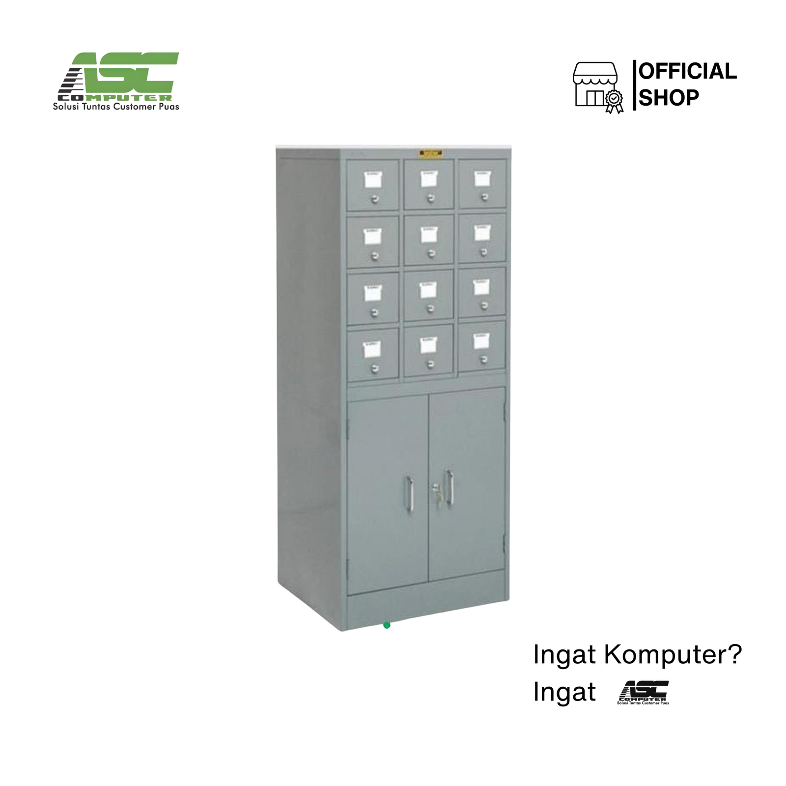 Lemari Arsip Besi Kotak Kendali 12 Laci Brother B-212