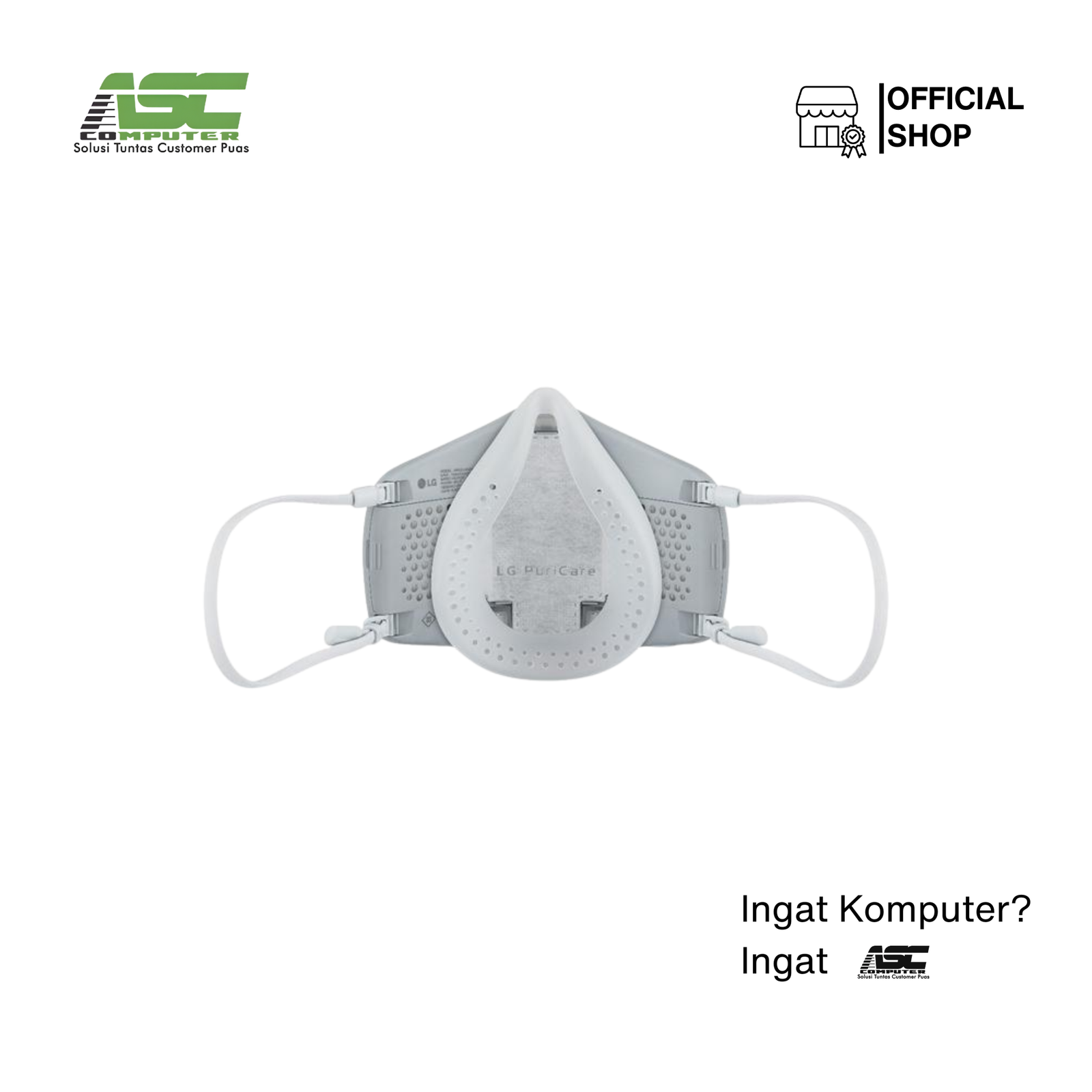 LG PuriCare Wearable Air Purifier Silicone Face Guard PWKAFG01