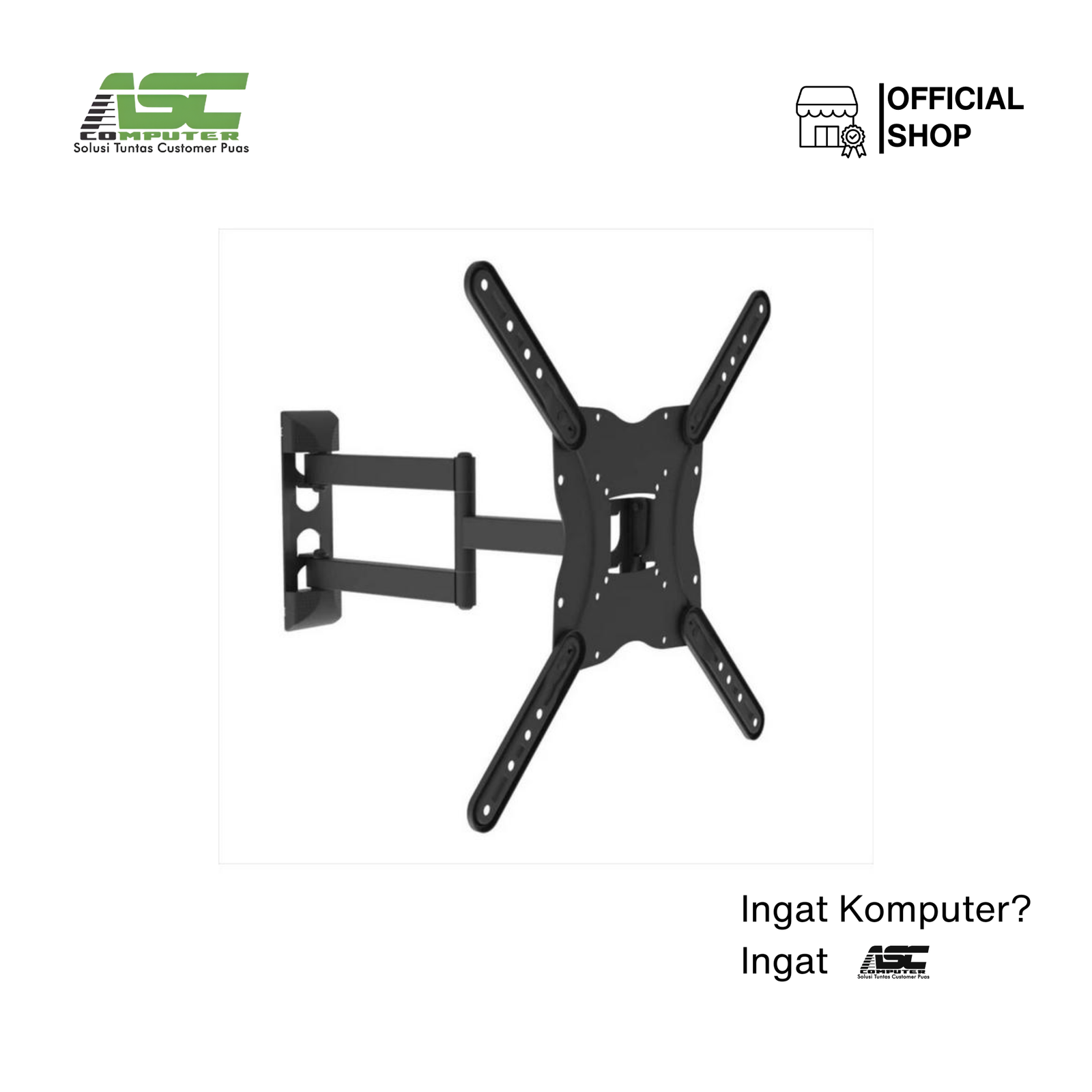 Jumbo Swivel Bracket TV JA88-68FM Full Motion Articulating
