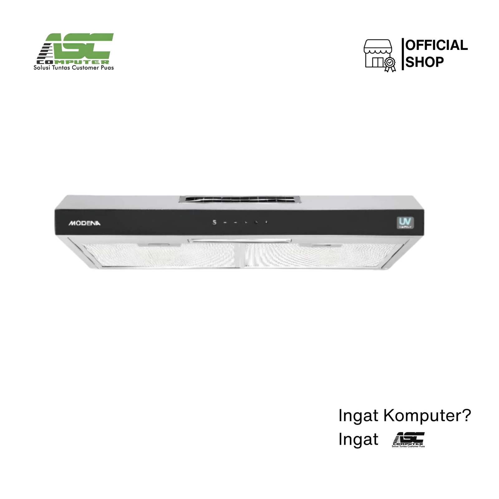 Cooker Hood MODENA Seamless Smart Purifier Slim Hood 70cm AX 2725 CASS Dual Motor Stainless
