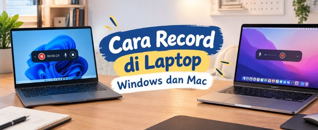 Cara Record di Laptop Windows dan Mac dengan Mudah, Tanpa Ribet